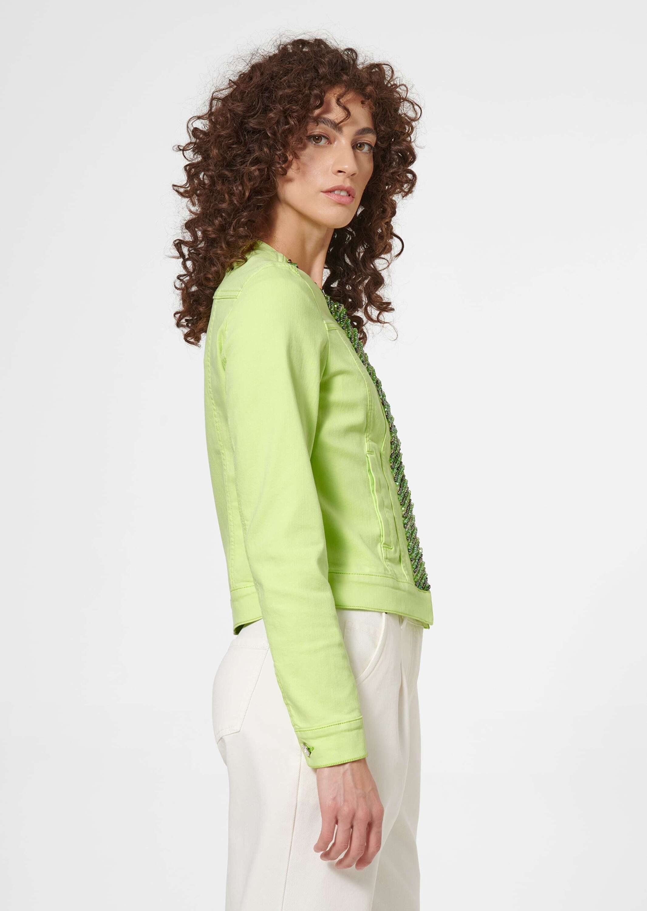 MADELEINE Jeansjacke »Jeansjacke Jeansjacke mit Schmucksteinen«