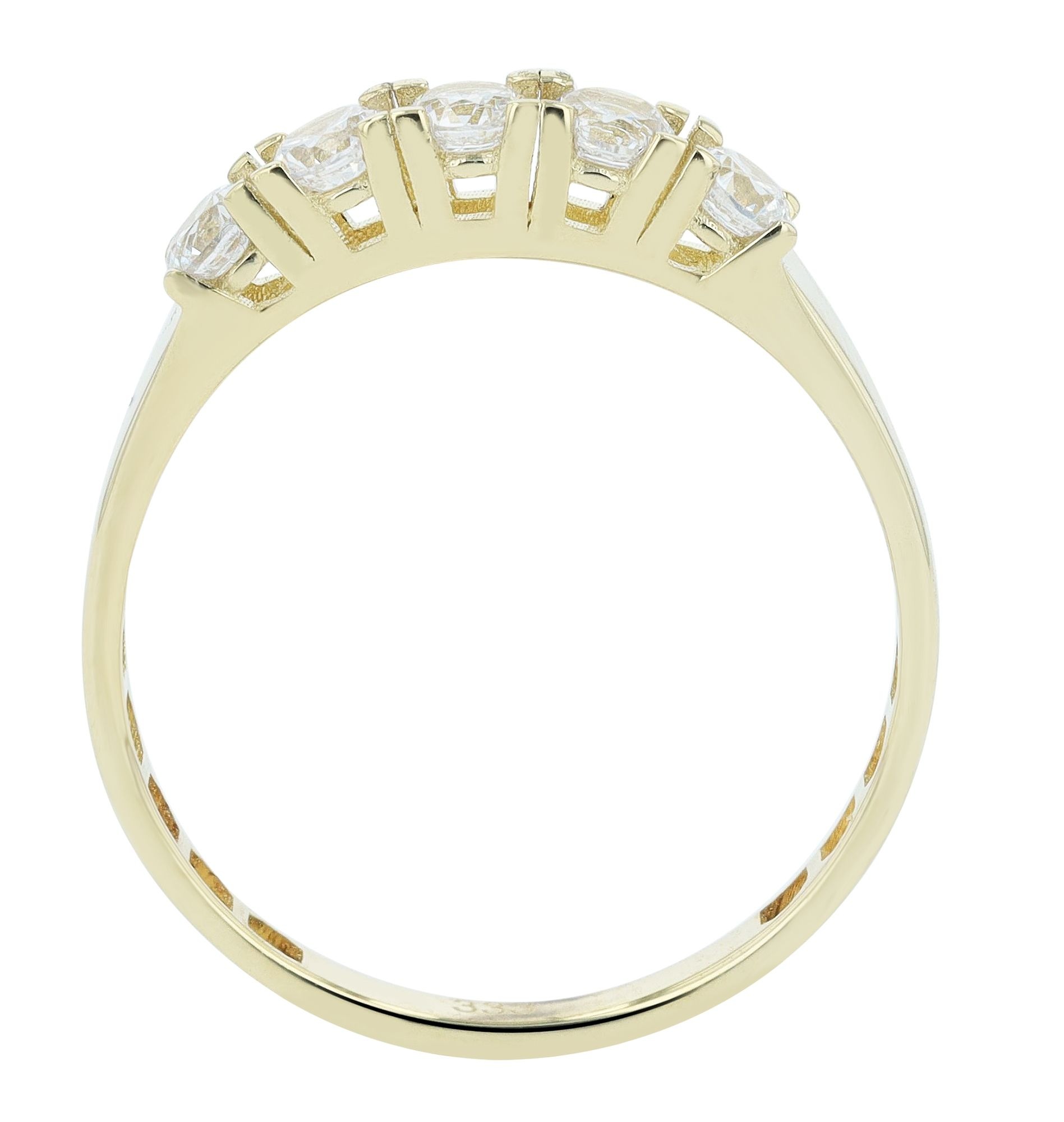 Adelia´s Fingerring »Damen Ring aus 333 Gold mit Zirkonia«