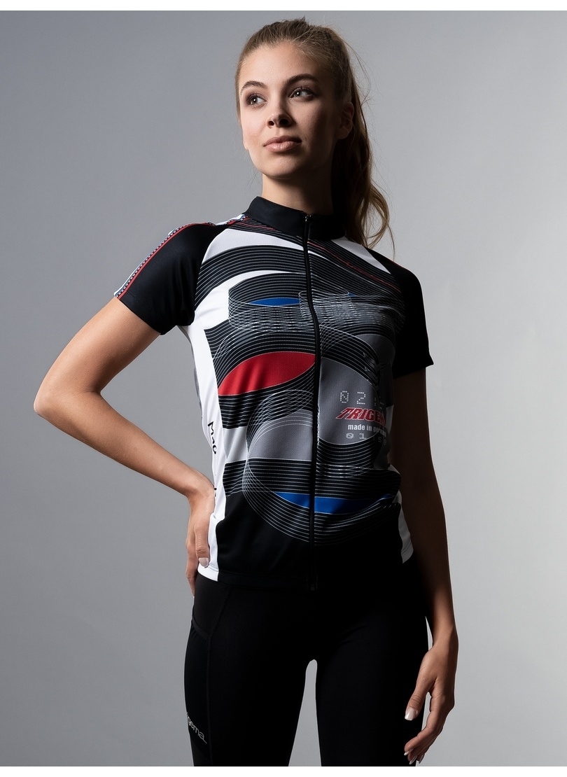 Trigema T-Shirt »TRIGEMA online OTTO Fahrradjacke bei Material« bestellen atmungsaktivem aus