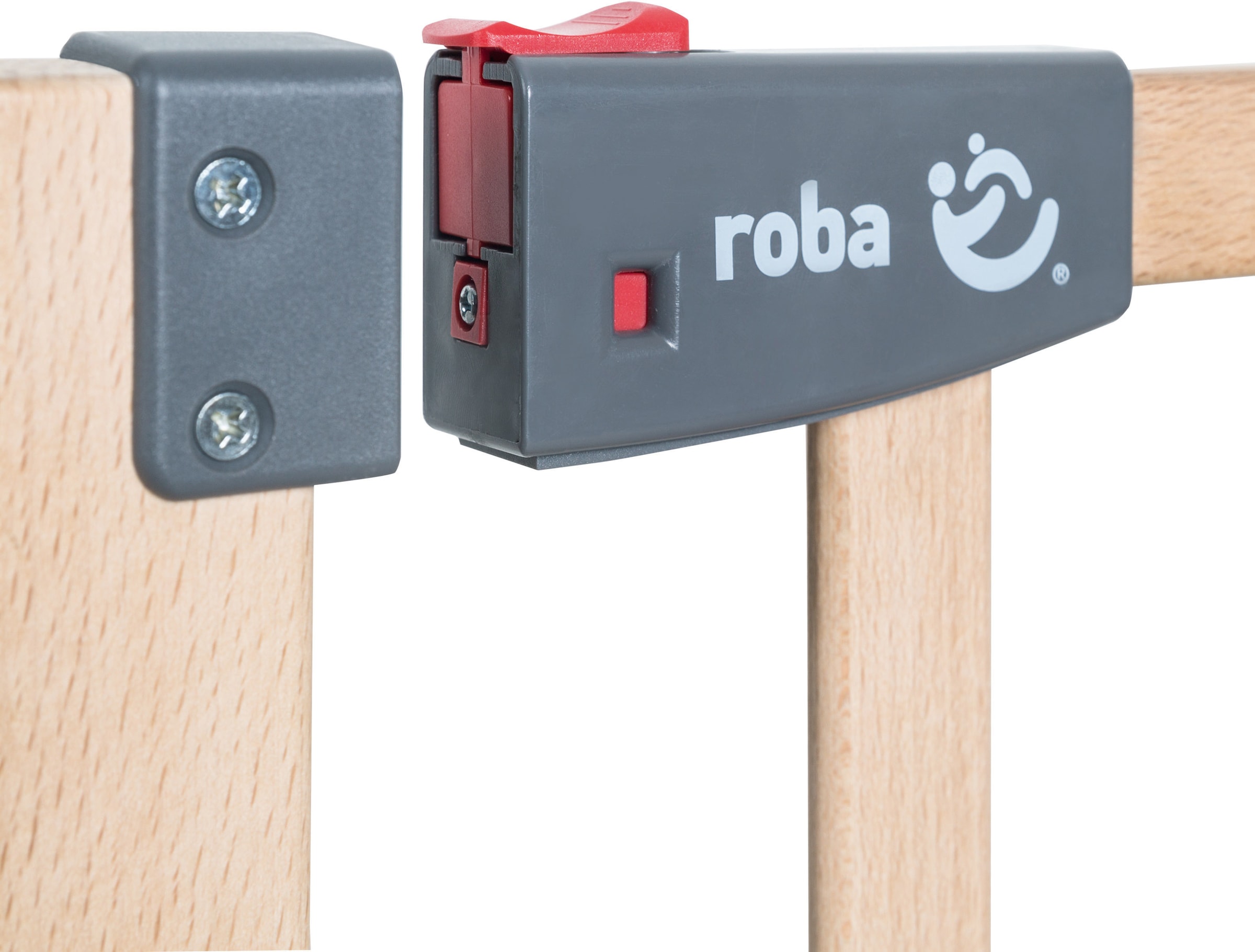 roba® Türschutzgitter »Safety Up«, 91,5 - 118,5 cm; aus massivem Buchenholz