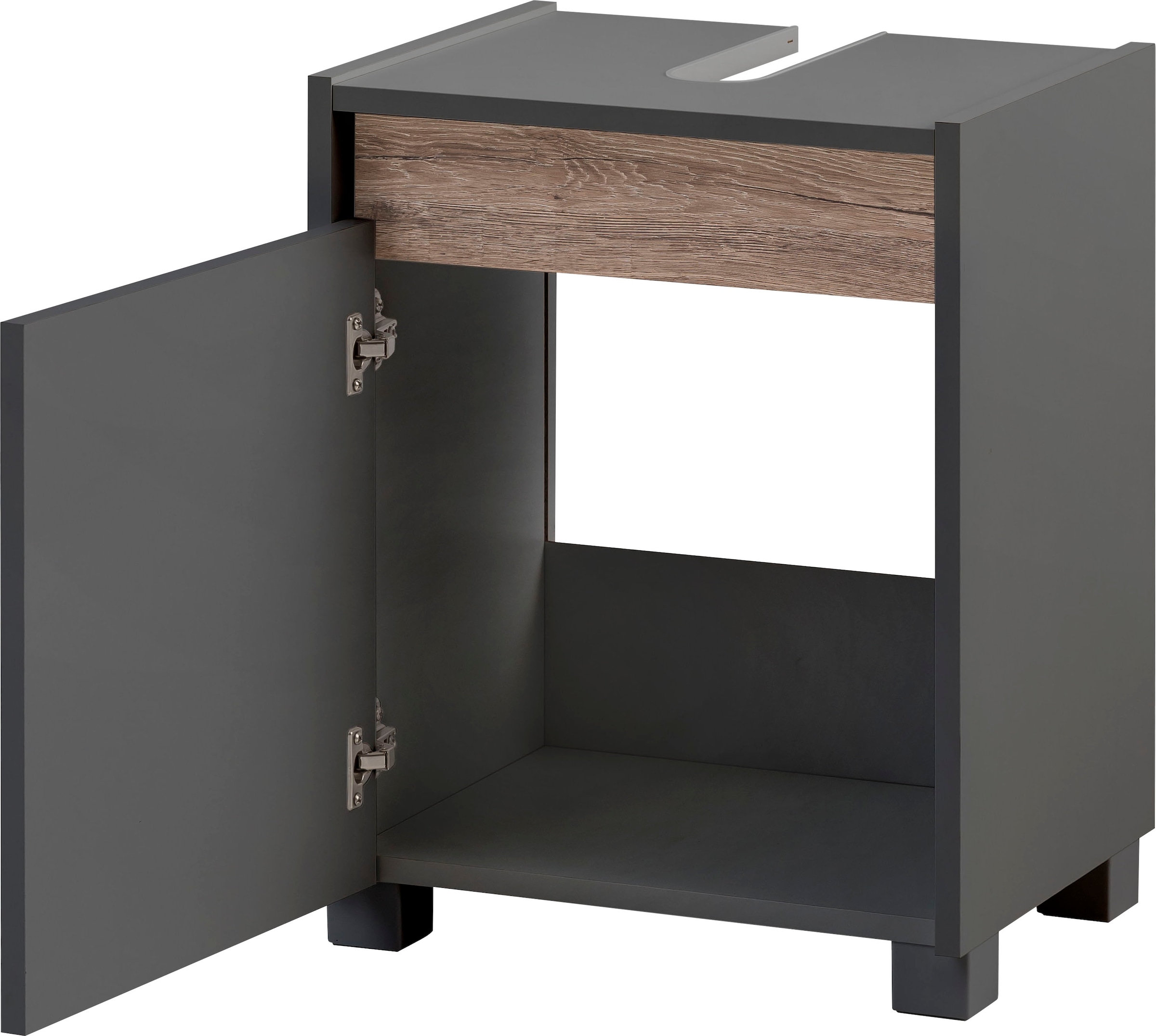 Schildmeyer Waschbeckenunterschrank »Cosmo in verschiedenen Farben made in Germany«, Badezimmerschrank Badmöbel Breite 42 cm