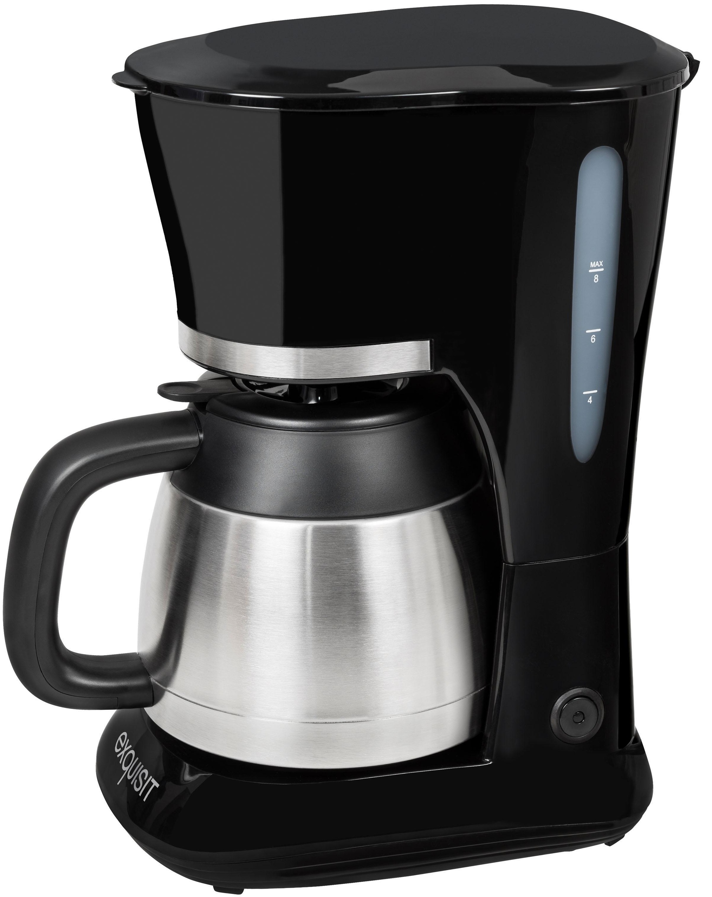 exquisit Filterkaffeemaschine »KA 6501 sw«, Papierfilter, 1x4