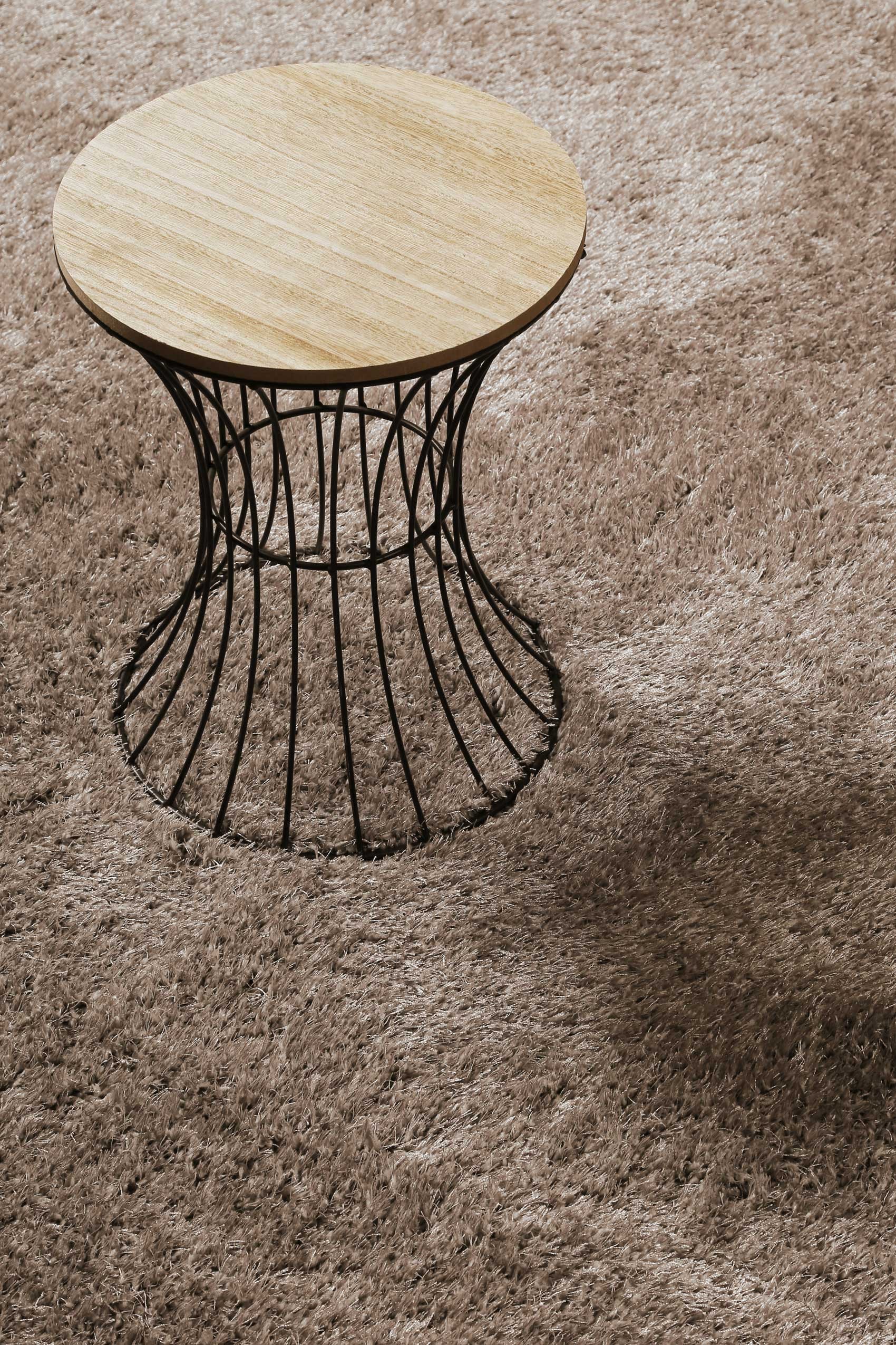 Homie Living Teppich »Flavio«, quadratisch, 30 mm Höhe, Hochflor, gewebt, weich, uni, Wohnzimmer, Schlafzimmer, waschbar