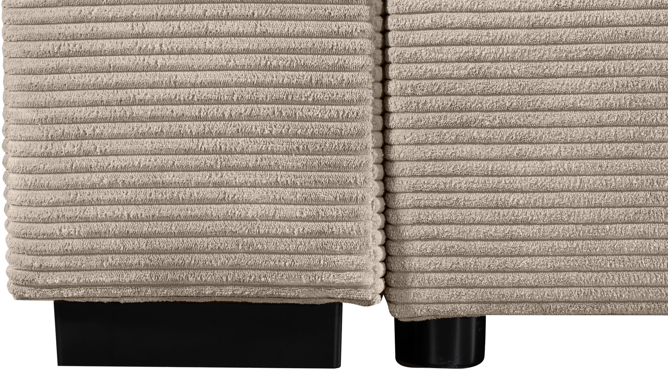 COLLECTION AB Schlafsofa »Kreta, B: 248 cm, Liegefl. 137x195 cm« Bettfunktion, Bettkasten & 2 Zierkissen, optional mit Topper