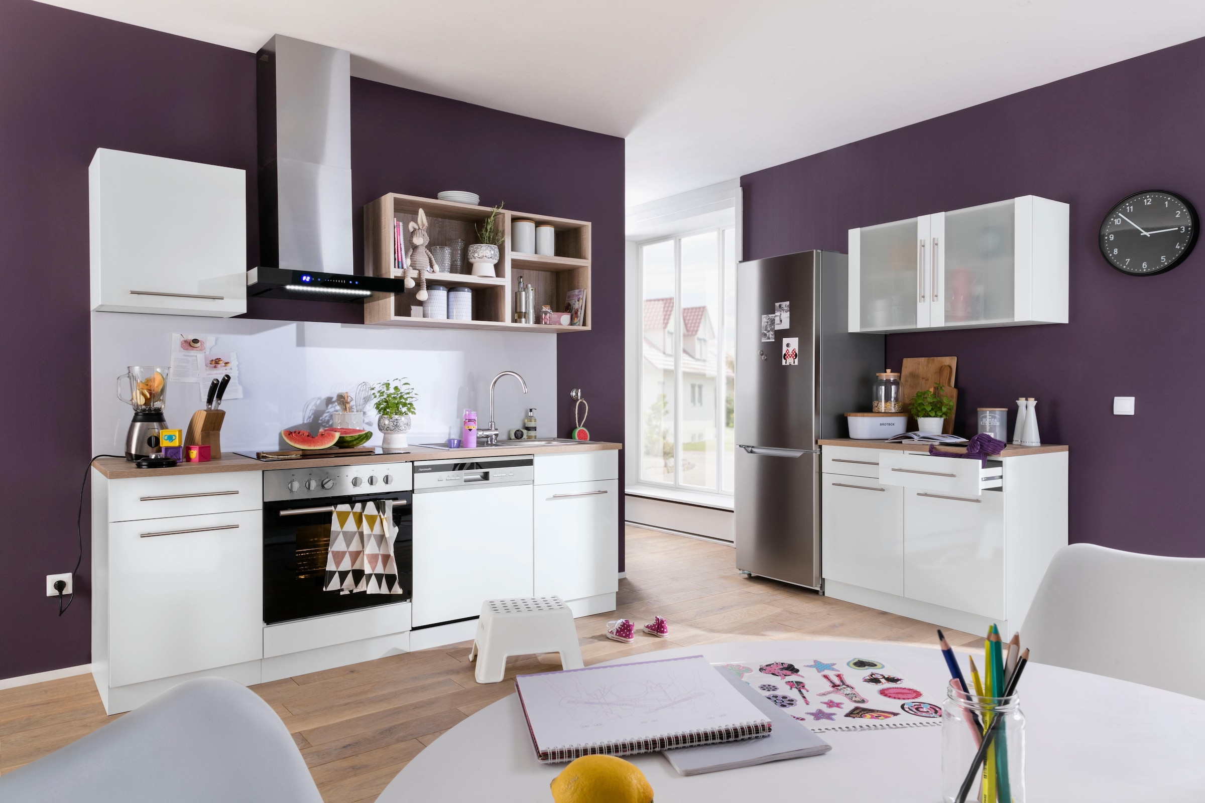 wiho Küchen Frontblende OTTO teilintegrierbaren »Flexi2«, für bei Geschirrspüler