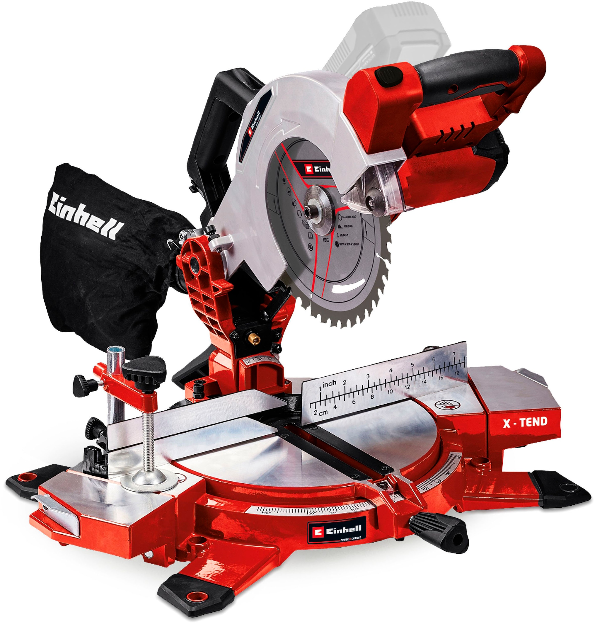 Einhell Akku-Kapp-Gehrungssäge »TE-MS 18/210 Li-Solo«, Power X-Change, 210 mm, ohne Akku und Ladegerät