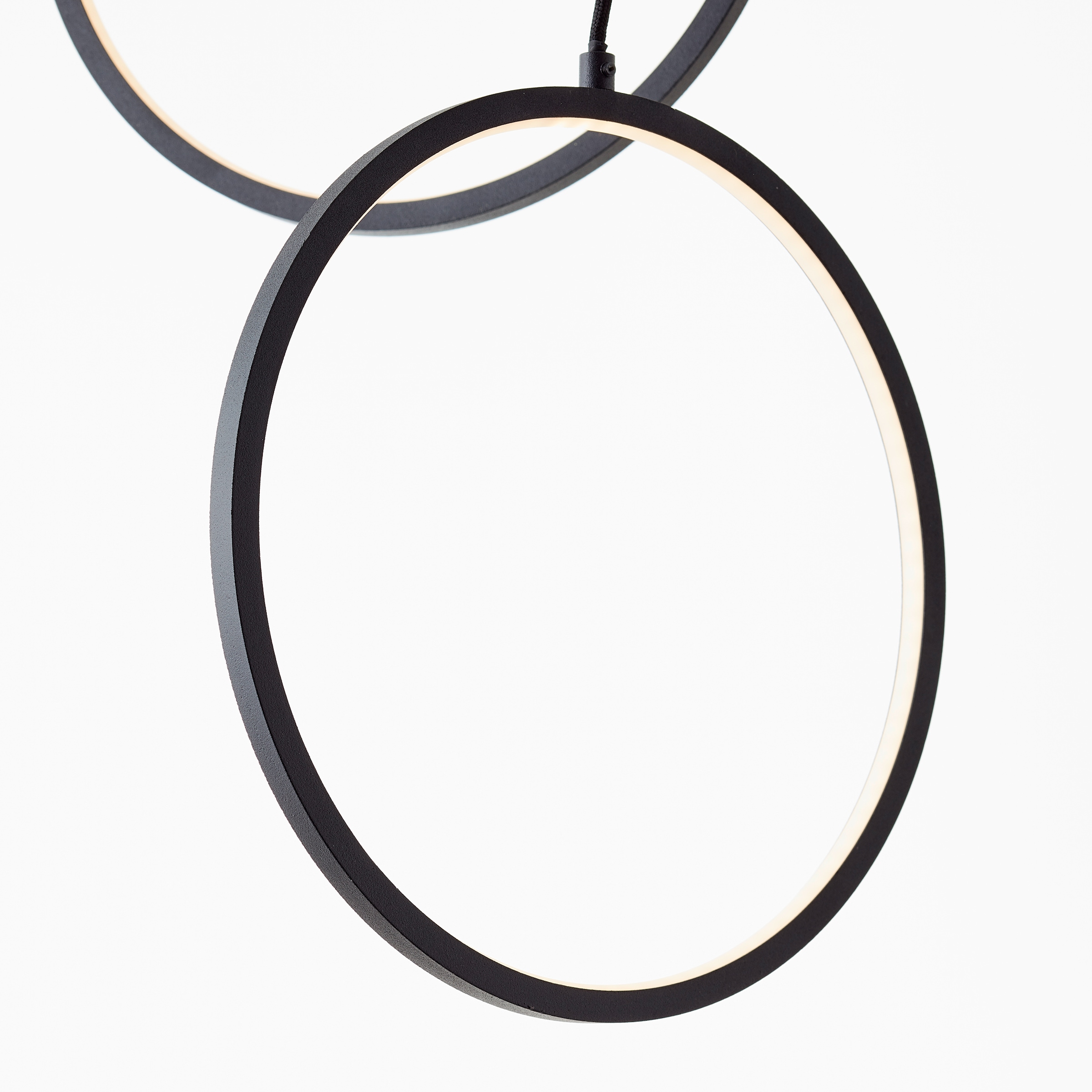 Brilliant LED Pendelleuchte »Chaumont«, Höhe 150 cm, Ausl. 45 cm, 3100 lm, Aluminium, schwarz
