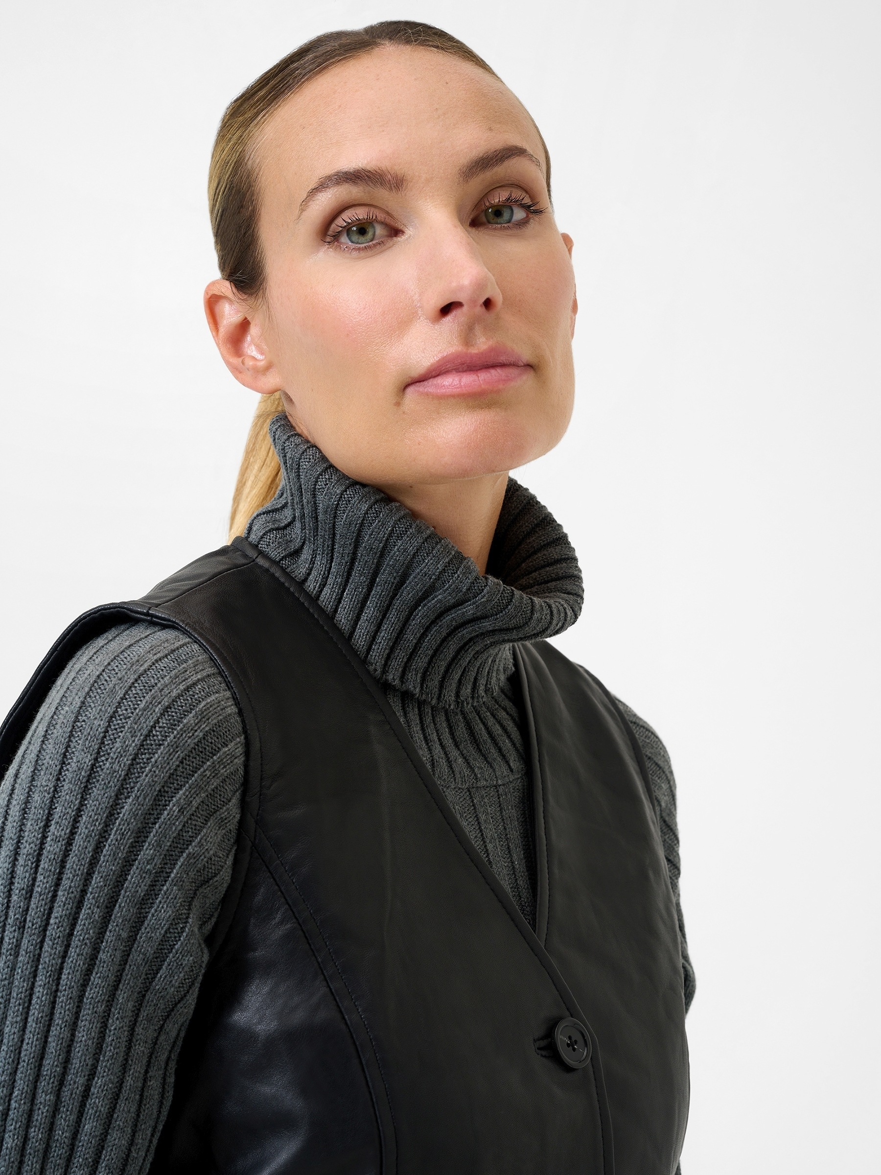 RICANO Lederjacke »Lederjacke Flavia« ohne Kapuze Handgefertigt aus echtem Leder