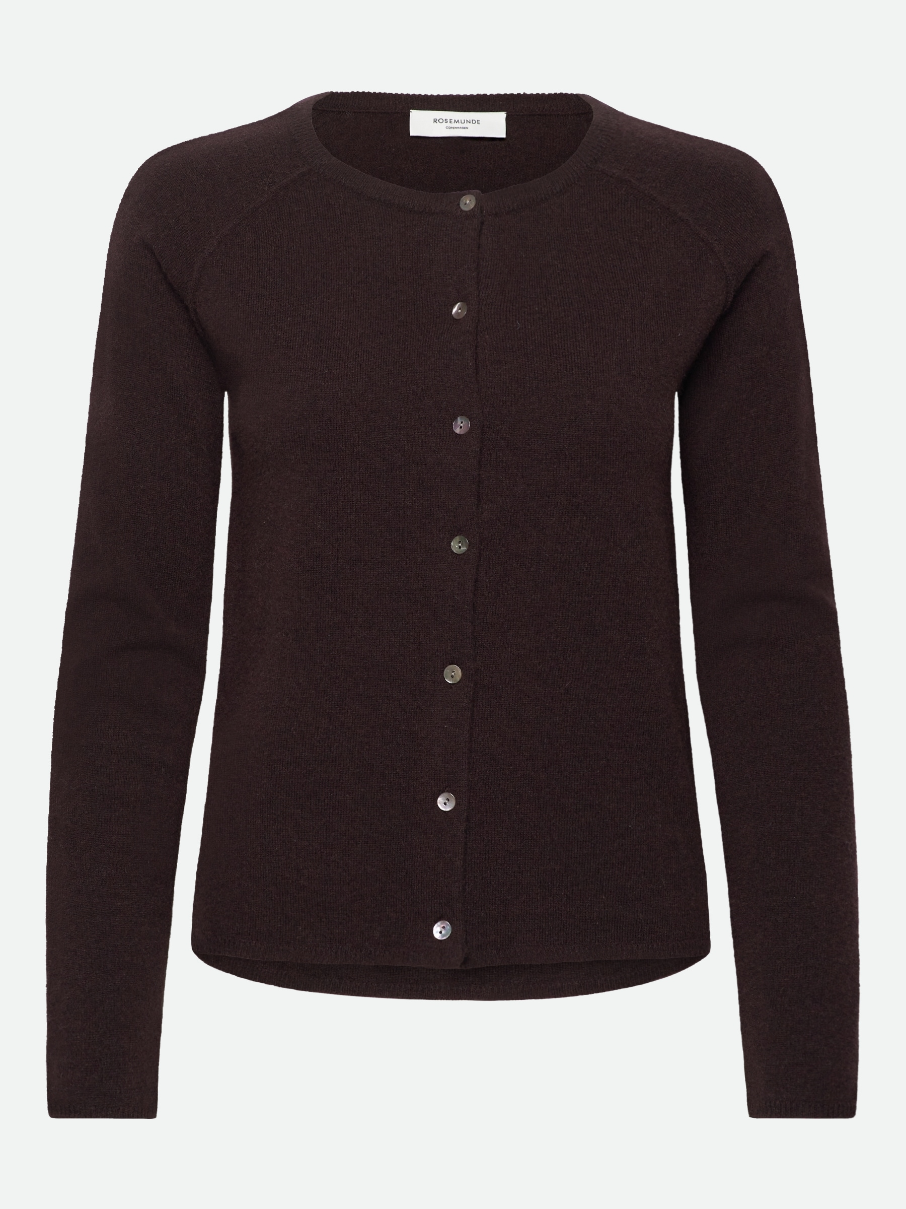 rosemunde Strickjacke »Laica cardigan« mit Rundhalsausschnitt, Woll-Kaschmir-Mix
