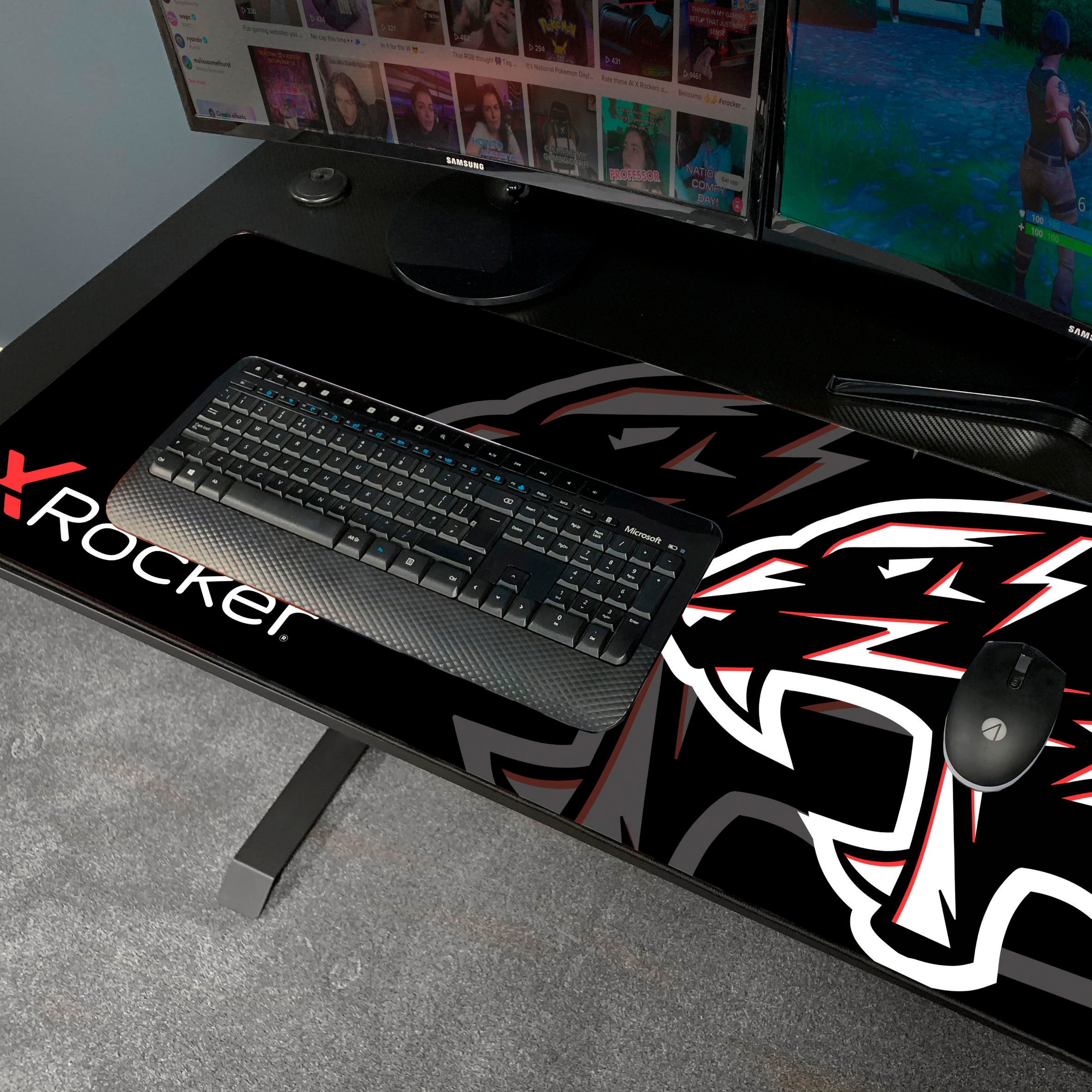 X Rocker Gamingtisch »Panther XL Ambi - Reversibler Gaming Eckschreibtisch in L-Form«