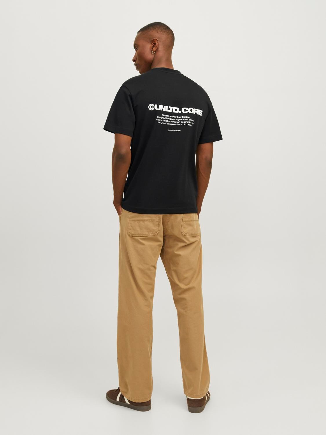 Jack & Jones Rundhalsshirt »JCOAERO PRINT TEE SS CREW NECK NOOS«