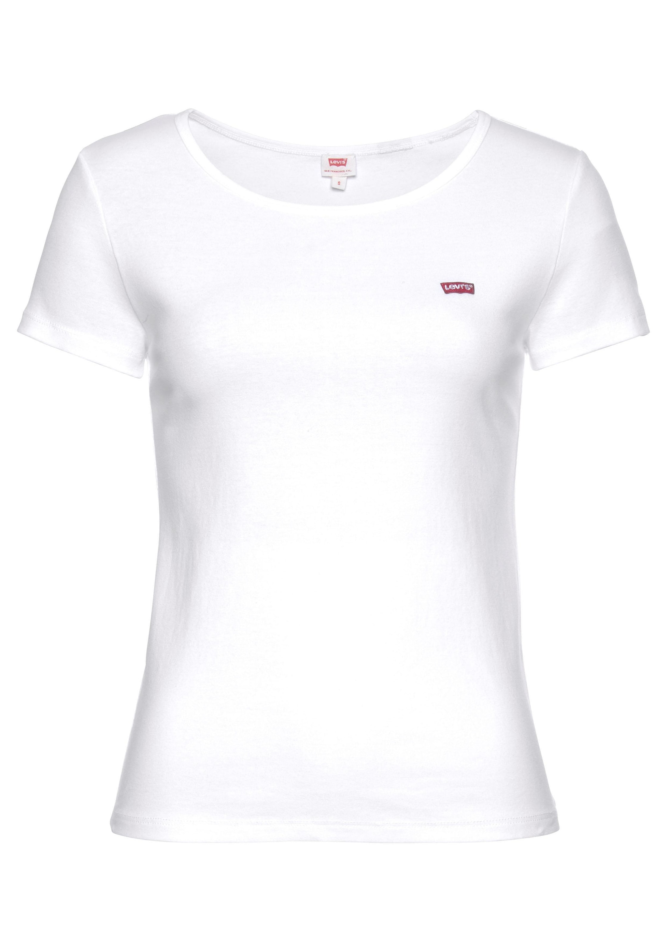 Levi's® T-Shirt »Mini-Logo«, (Packung, 2 tlg.), mit kleiner Markenlogo-Stickerei auf der Brust