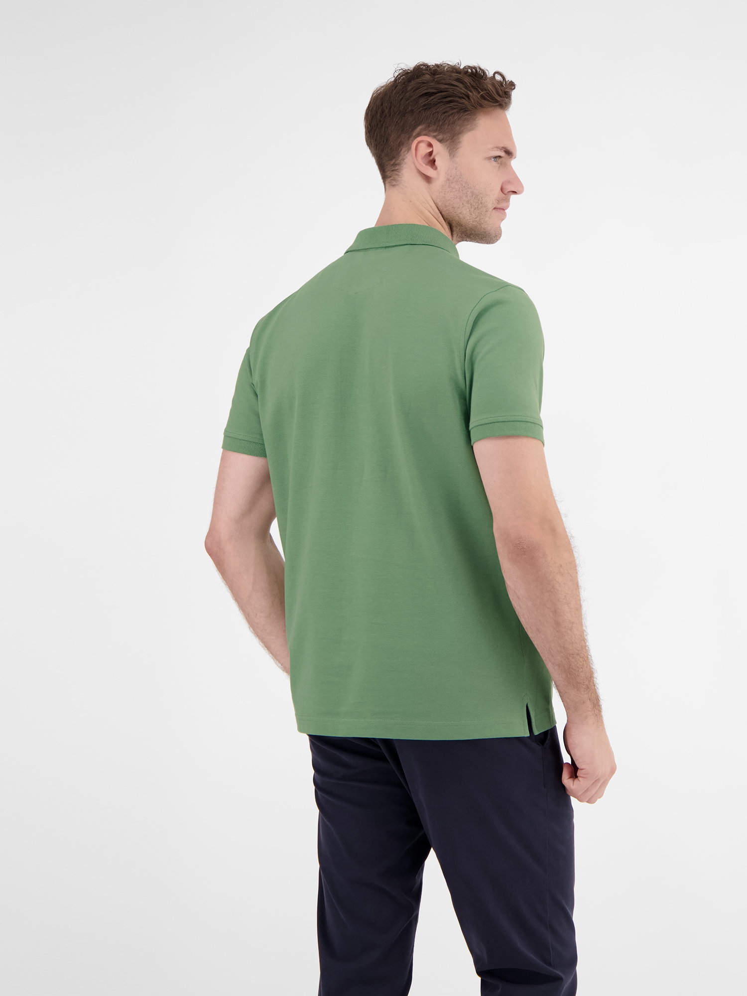 LERROS Poloshirt »LERROS Herren Poloshirt, unifarben«