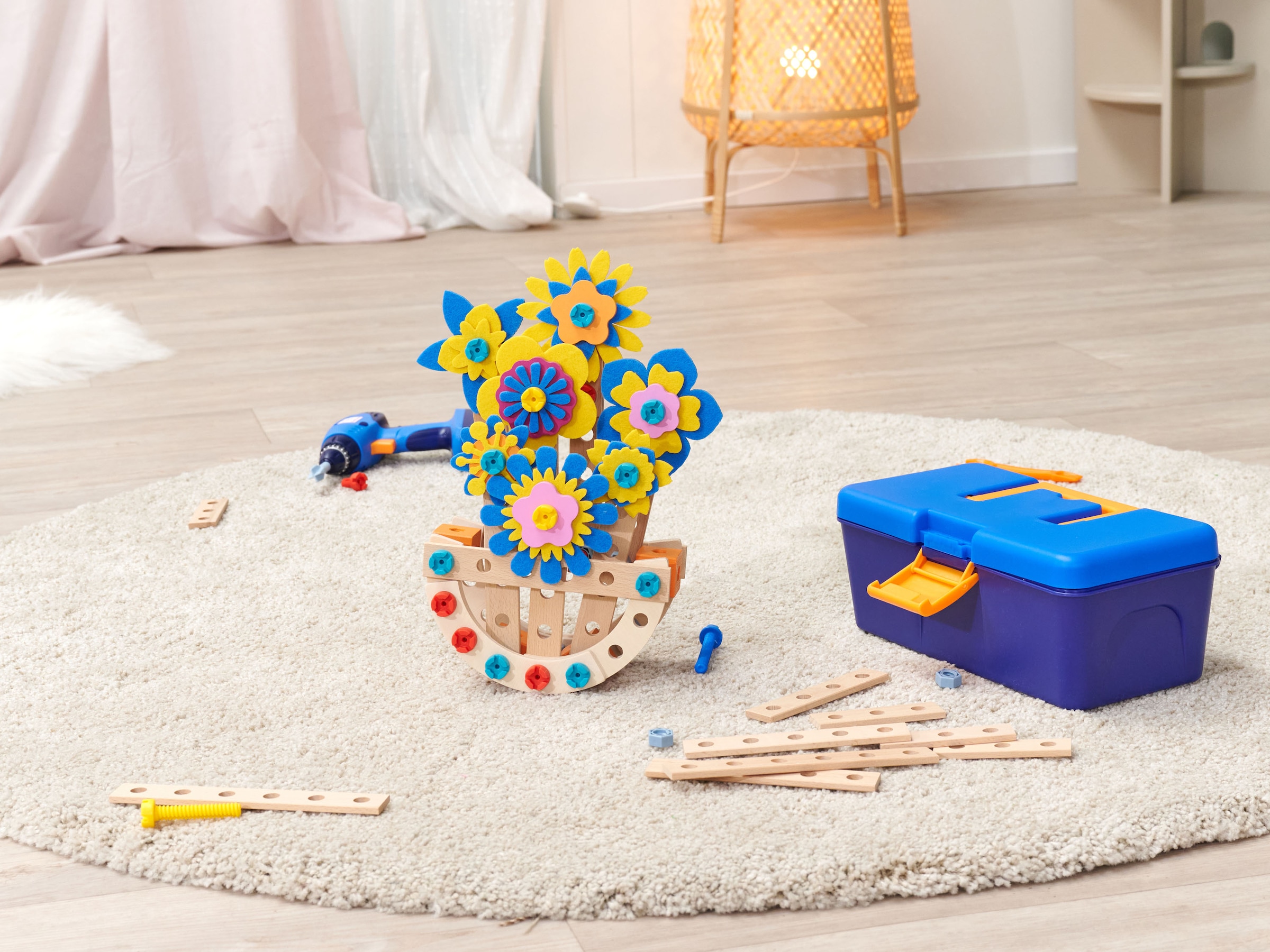 Eichhorn Spielwerkzeugkoffer »Constructor Werkzeugbox mit Schrauber«