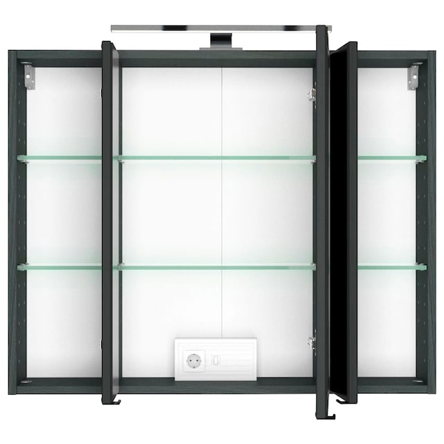 HELD MÖBEL Spiegelschrank »Baabe«, Breite 80 cm, mit 3D-Effekt, dank 3  Spiegeltüren bestellen bei OTTO