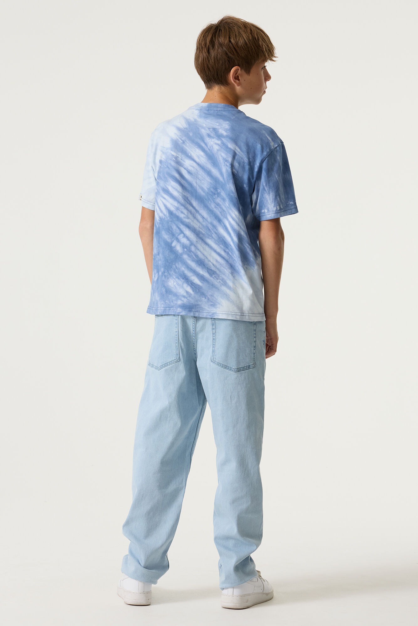 Garcia Rundhalsshirt in Batik-Optik, kurzarm, für Boys