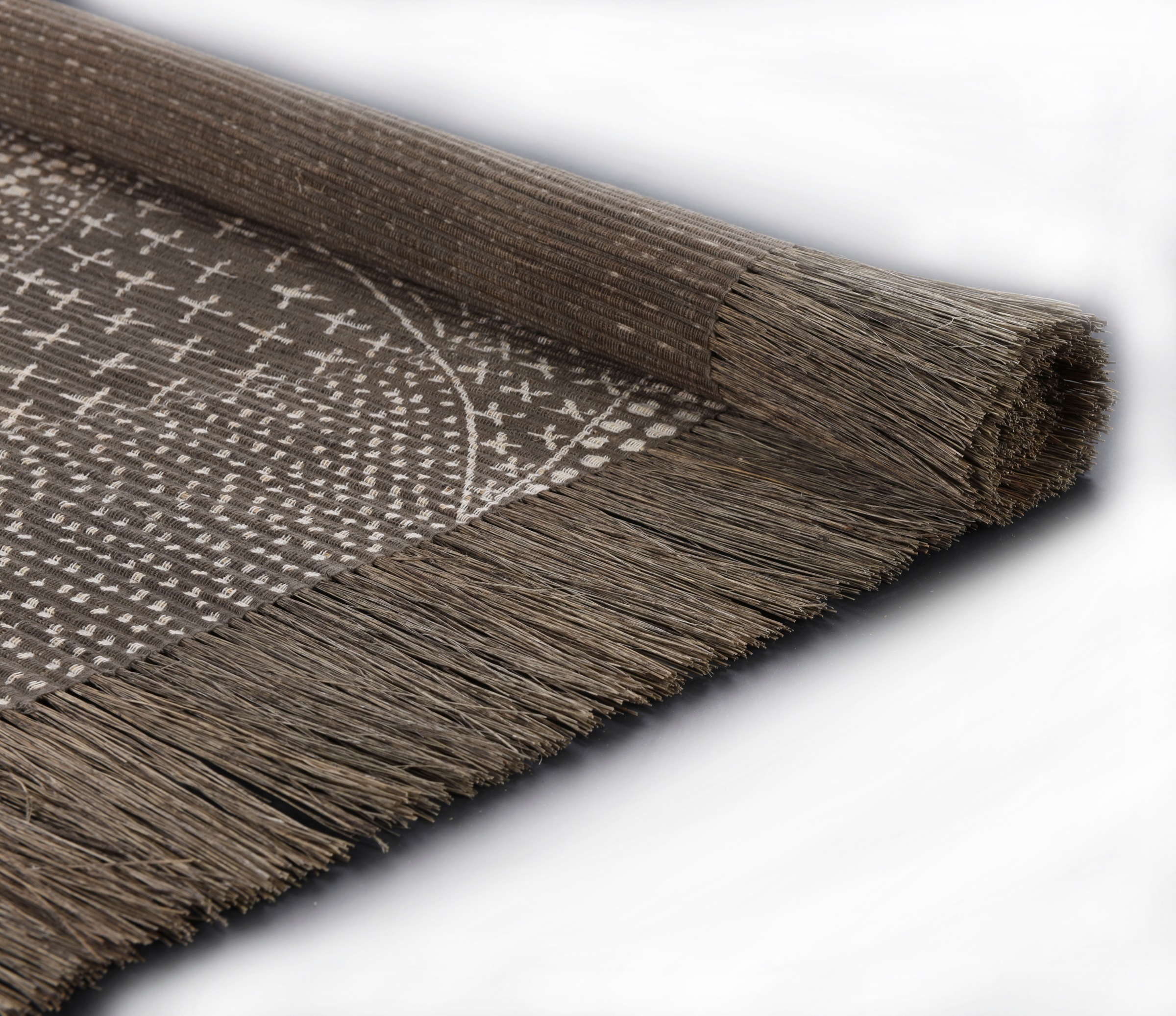 DIE HAUSKUNST Teppich »Chiya Tiama 2«, rechteckig, Flachgewebe, handgewebt, mit Fransen
