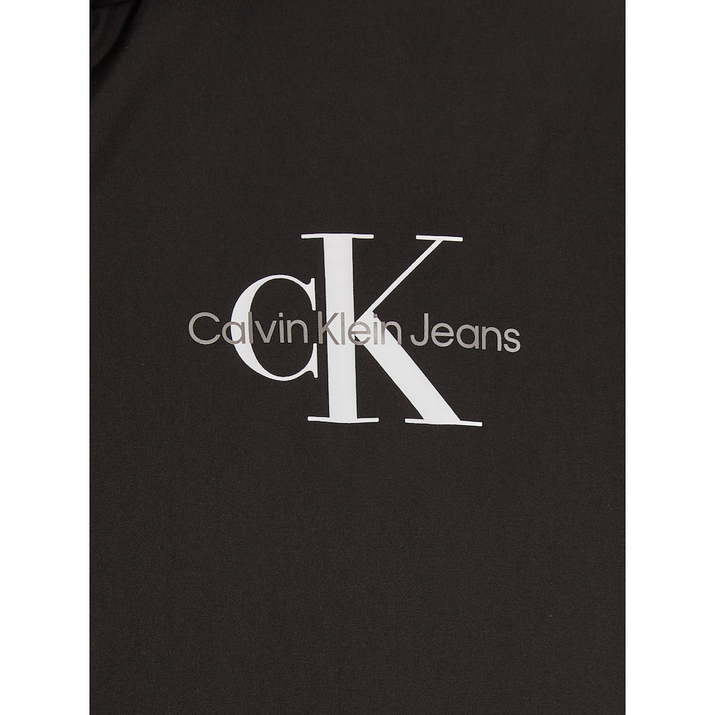 Calvin Klein Jeans Blouson »MONOLOGO ESSENTIAL JACKET«, mit Kapuze