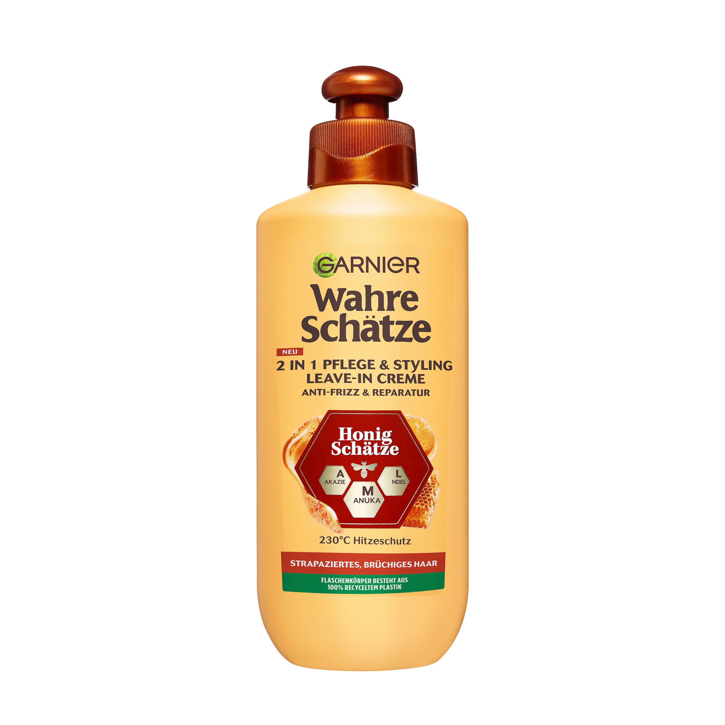 GARNIER Haarmousse »Garnier Wahre Schätze 2-in-1 Pflege & Styling Honig Schätze«