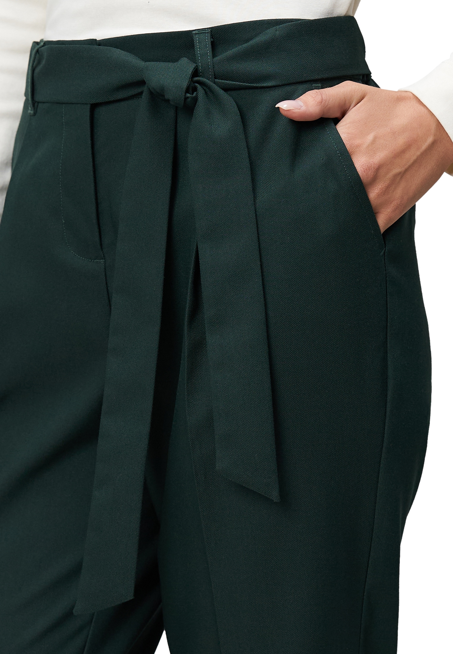 Zero Stoffhose »Stoffhose mit Gürtel 28 Inch«
