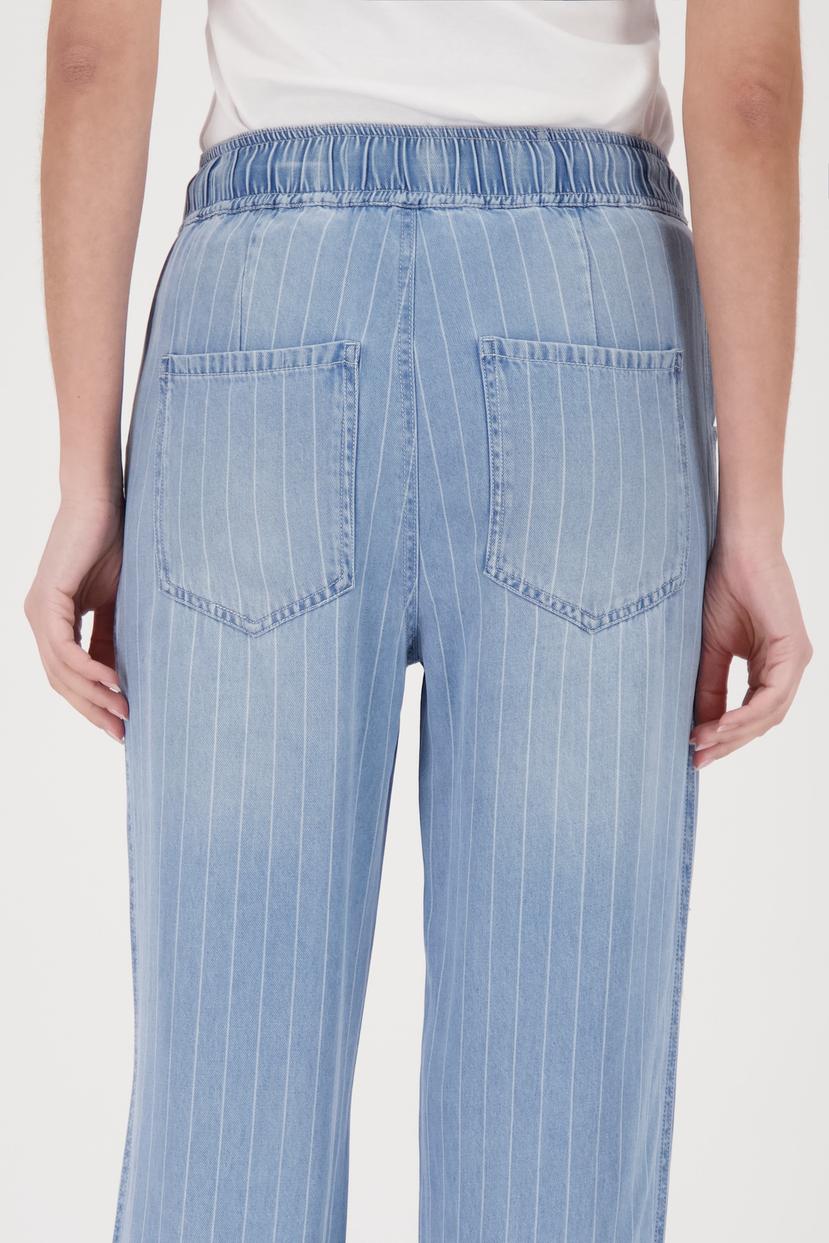 Monari Schlupfhose  Regular fit mit elastischem Bund