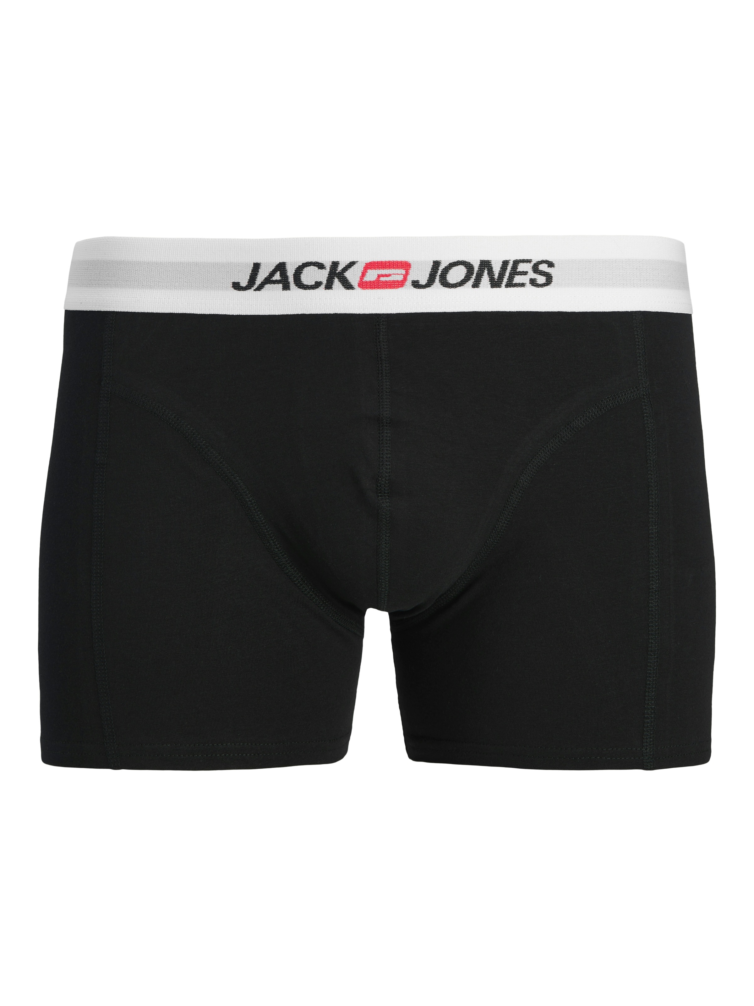 Jack & Jones Trunk »JACOLD – Boxershorts mit farbigem Bund im 6er-Pack«, (Packung, 6 St.), Druck, modisch, regular fit, Jersey