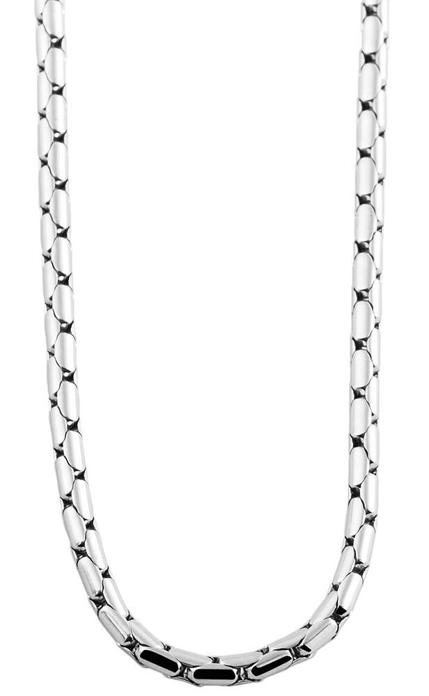 Adelia´s Schlangenkette »Damen Halskette ¿ Schlangenkette aus Edelstahl 70+5«