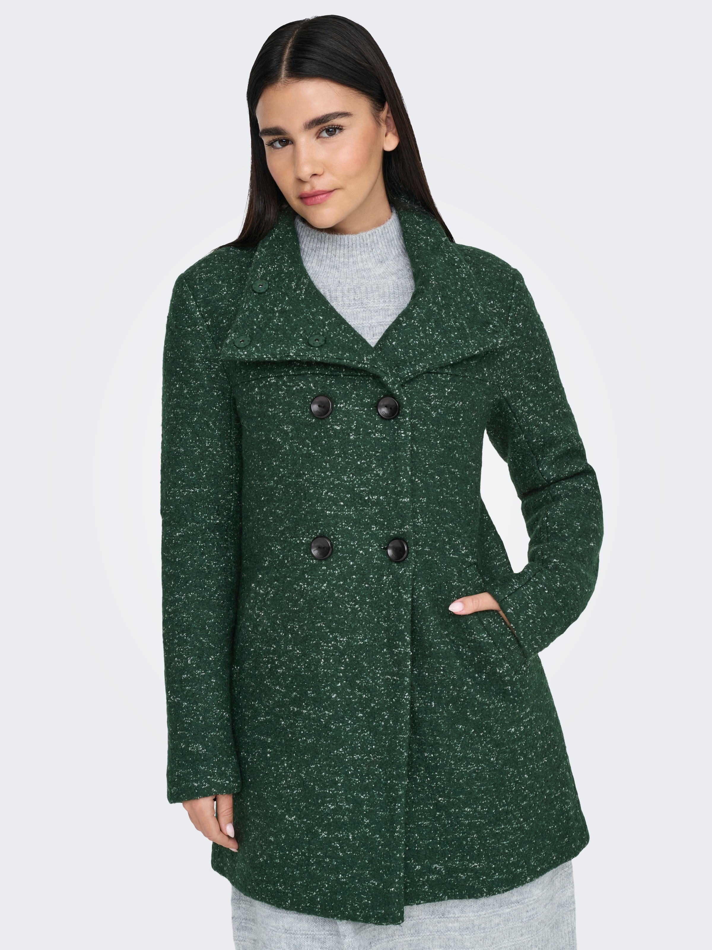 Langjacke »ONLNEWSOPHIA WOOL COAT OTW CC«, mit Wolle