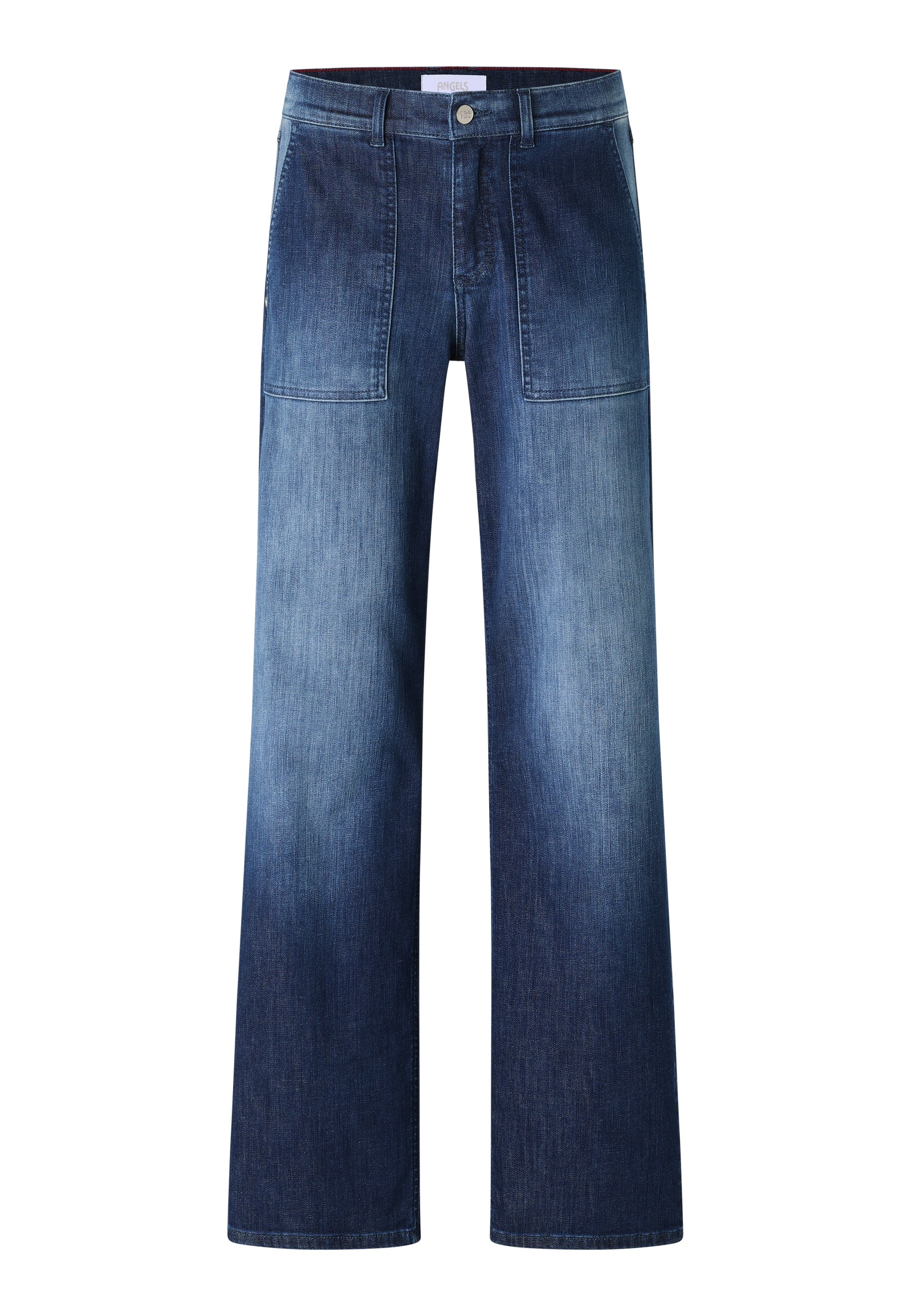 ANGELS Relax-fit-Jeans »LIZ WORKER«, mit großen Vordertaschen und Fade-Out Effekten