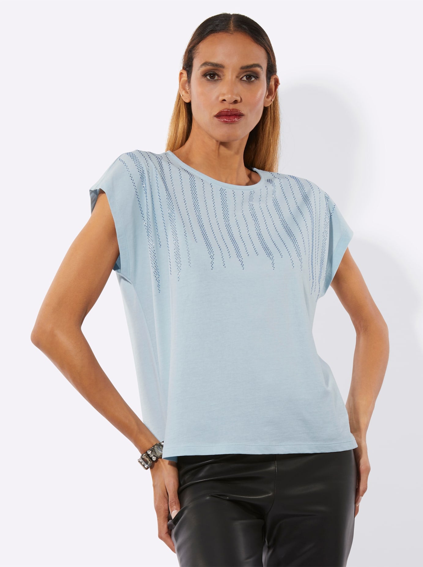 creation L Rundhalsshirt »Rundhals-Shirt« 1 tlg.