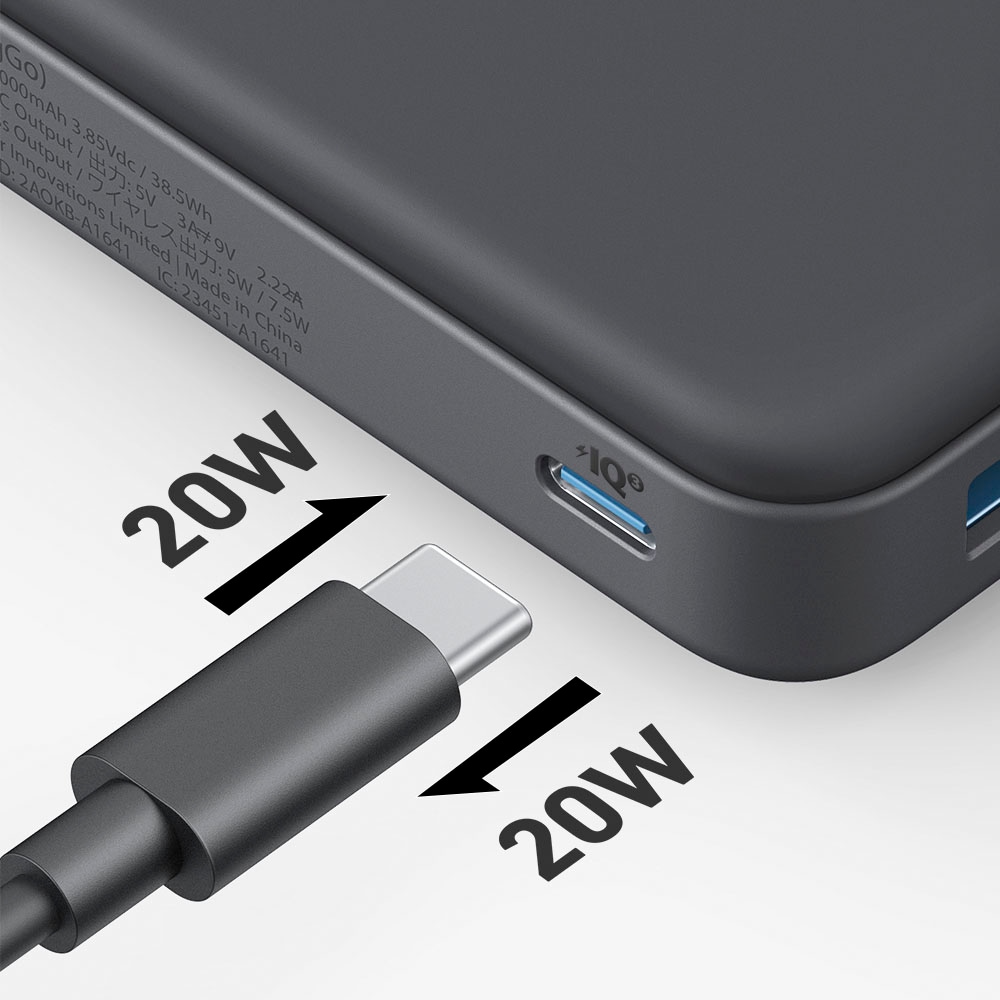 Anker Akku »A1641 Mag Go 10K Magnetic Battery«, 10000 mAh