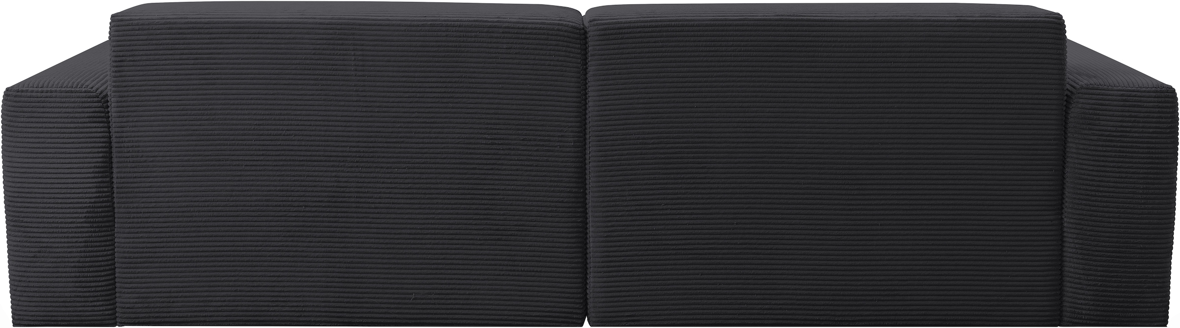 WERK2 Sofa »Zeus 3-Sitzer, Big-Sofa, Breite 256cm, Tiefe 105cm, modern und bequem« Curvy Trend 3-Sitzer mit urbaner Optik