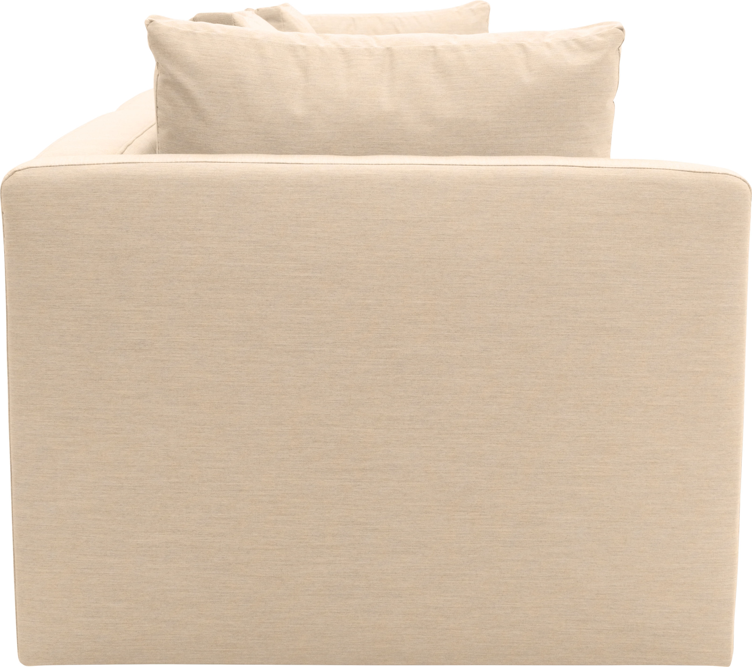 DOMO collection 3-Sitzer »Solskin, individuell erweiterbar/kombinierbar«, mit losen Kissen. Rücken- und Seitenteile als Stecksystem.