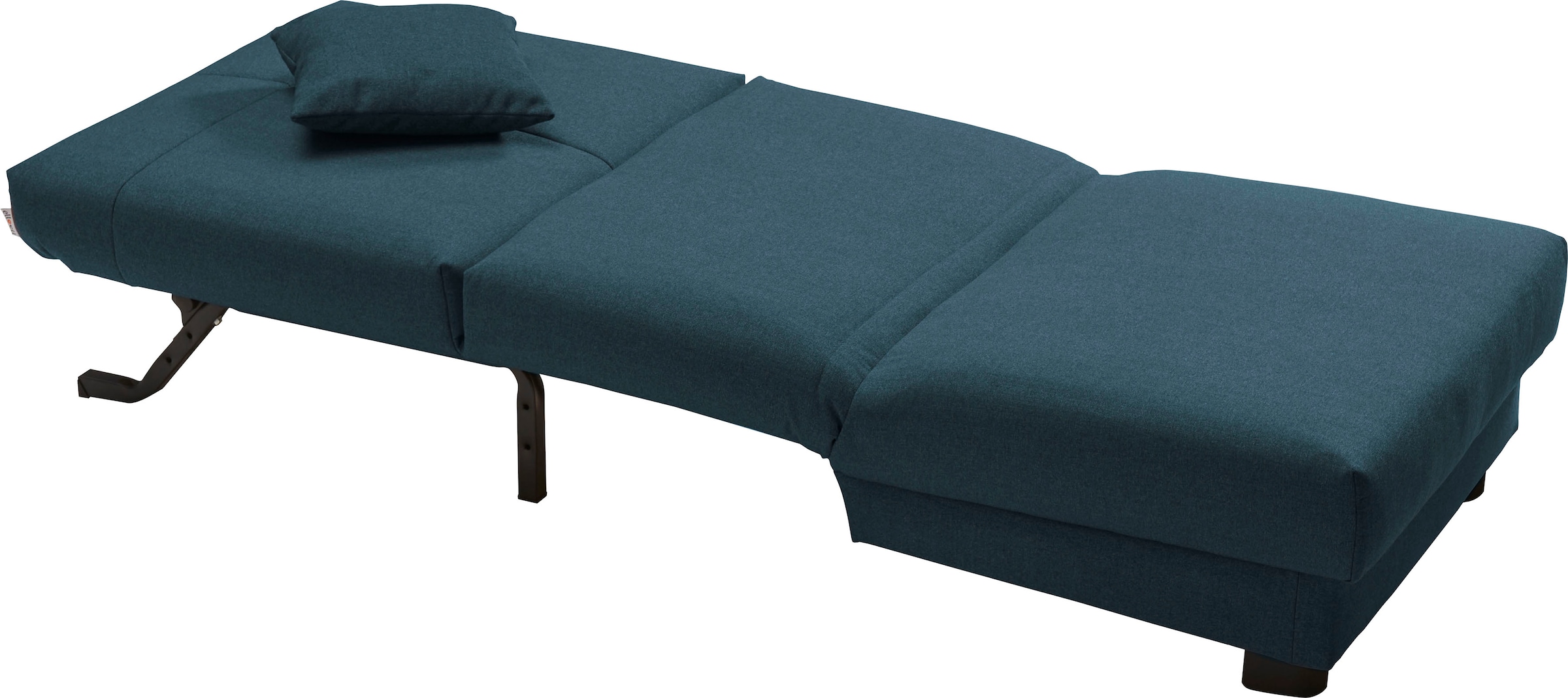 ell + ell Schlafsofa »Enny« Liegefläche Breite 80 cm, Liegehöhe 40 cm, Füße schwarz, Rückenlehne