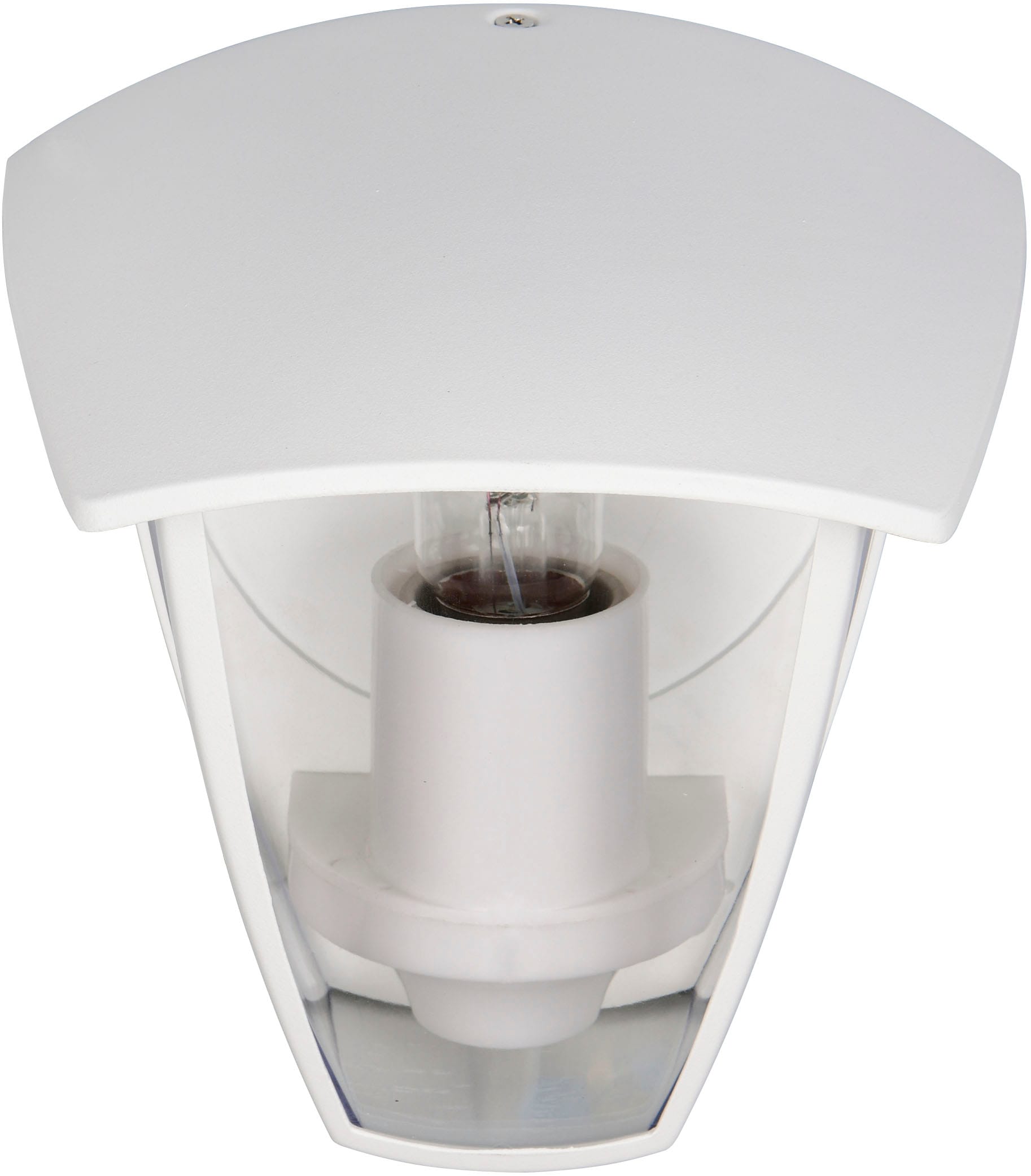 TRIO Leuchten Außen-Wandleuchte »VENTA, Laterne Hauswand Fassadenbeleuchtung, exkl 1x E27 max 10W, IP44« E27 1 Stk. warmweiß - kaltweiß Wandlampe Laternen-Optik, aufwärts gerichtet, Schirm Kunststoff