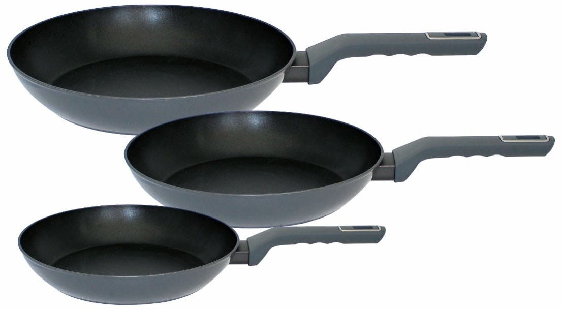 Elo Pfannen-Set »Ecolife 3 teilig« Aluminium Set, je 1 Pfanne Ø 20/24/28 cm, 3 Stk. tlg. Induktion