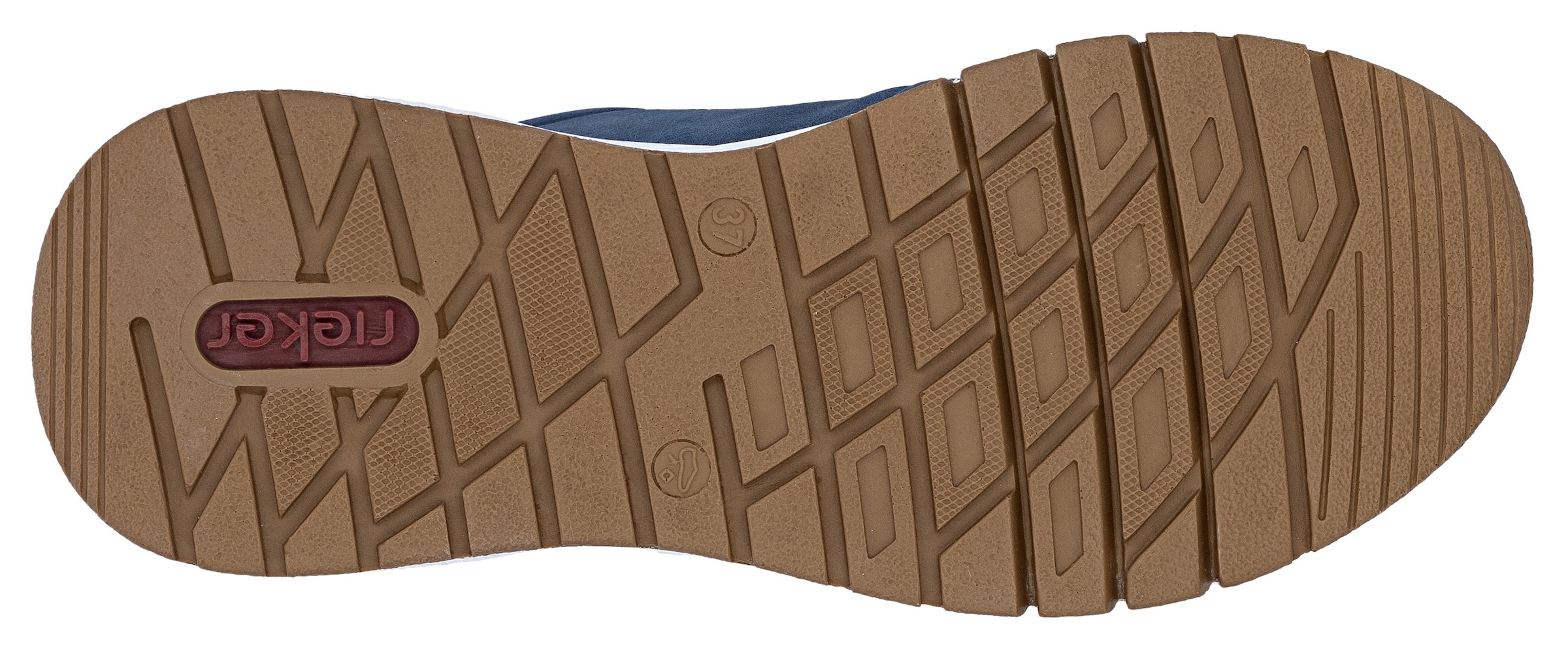 Rieker Sneaker  mit MemoSoft-Innensohle, Freizeitschuh, Halbschuh, Schnürschuh