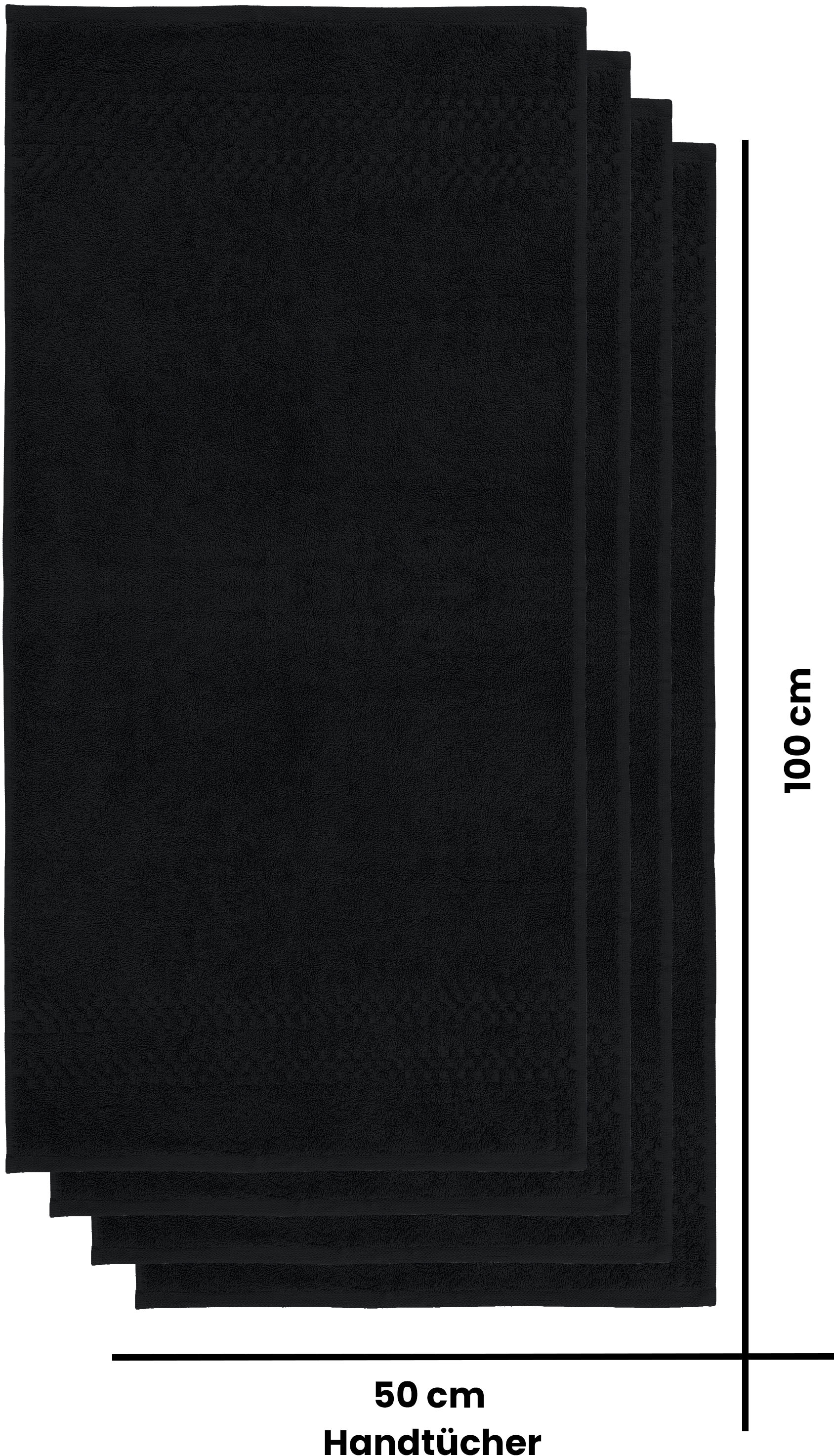 OTTO home Handtuch »Regona, Handtücher 50x100cm, flauschig und weich, 500gr/m²« Premium Handtücher mit Bordüre, Set, 100% Baumwolle, 5 Jahre Garantie