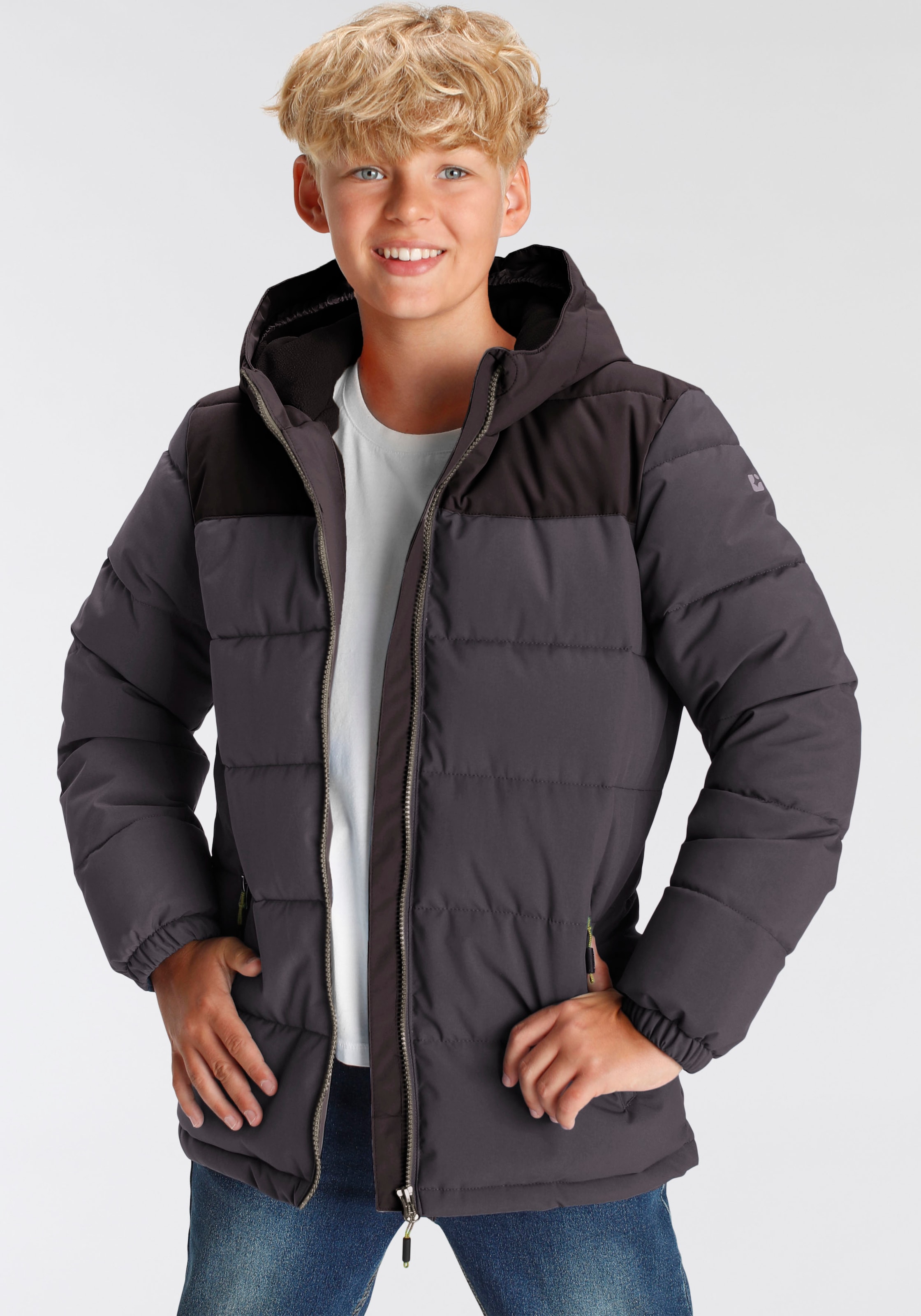 Winterjacke »KW 1 BYS JCKT OT - für Kinder«, mit Kapuze, Winddicht & Wasserabweisend &...