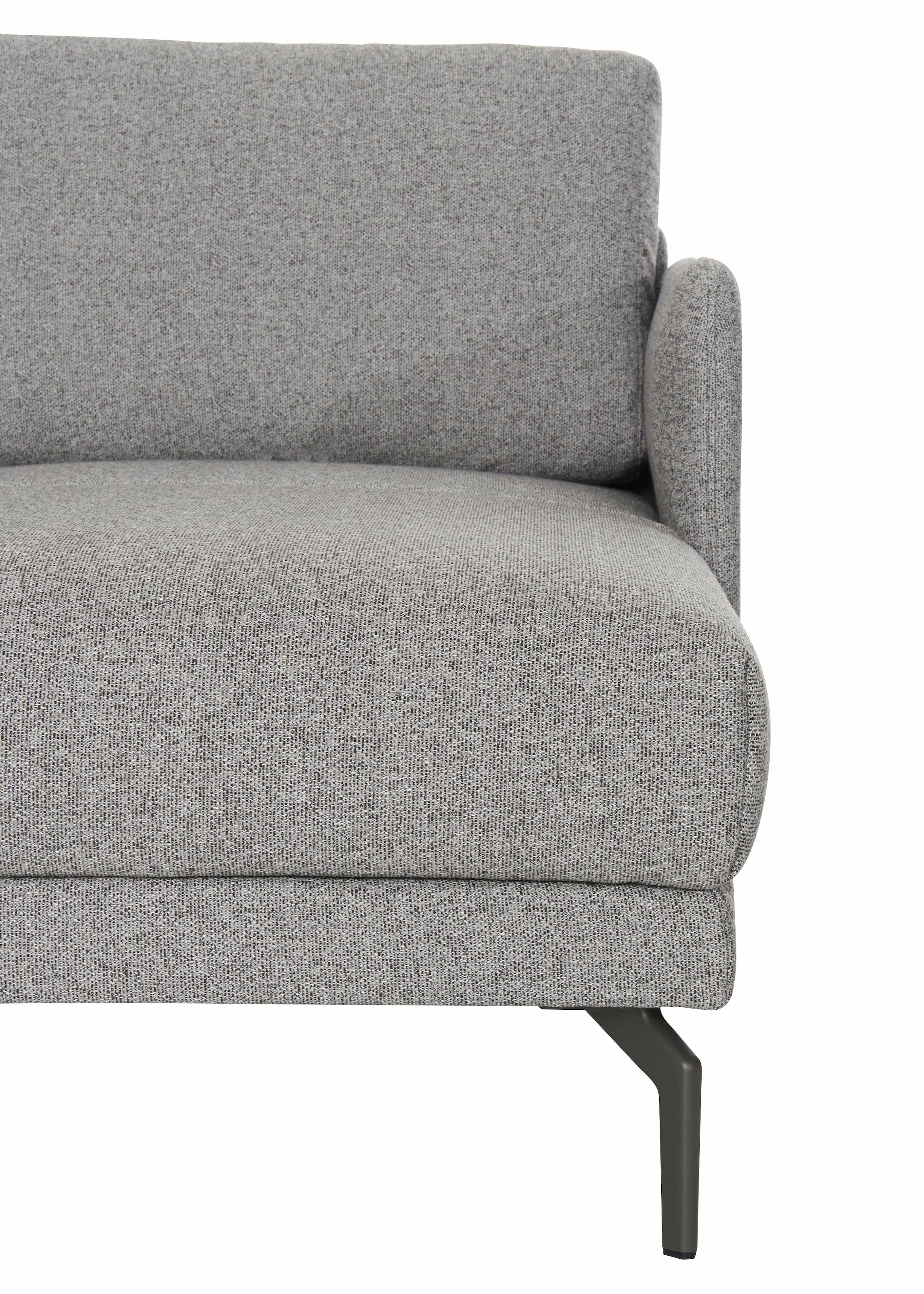 Creation BY ROLF BENZ Ecksofa »CR.450, Designecksofa, Polsterecke, L-Form«, Armlehne sehr schmal, Breite 234 cm, Alugussfüße in umbragrau