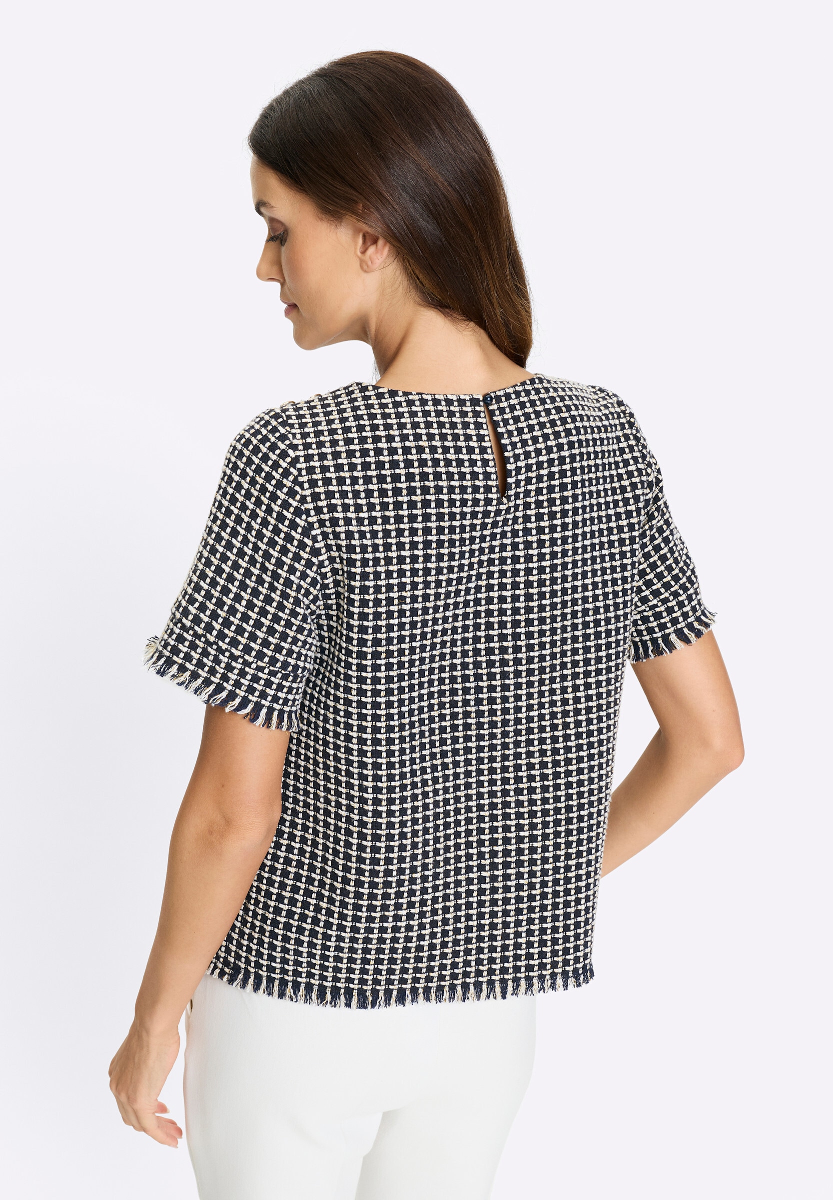 heine Schlupfbluse »Bouclé-Bluse Schlupfbluse in Bouclé-Qualität«