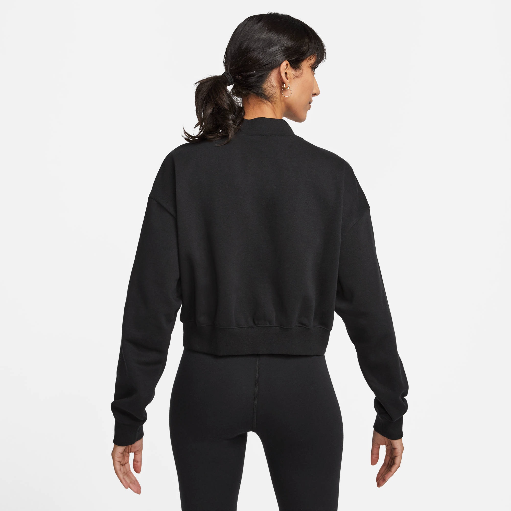 Nike Sportswear Sweatjacke »CLUB FLEECE WOMEN'S OVERSIZED CROPPED FULL-ZIP JACKET«