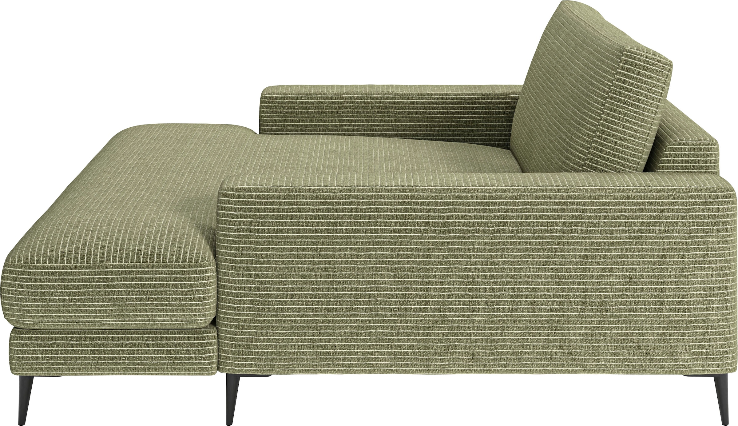 INOSIGN Chaiselongue »Downtown Loungemöbel zum Relaxen, B/T/H: 132/170/84 cm«, auch in Bouclé, Cord und Easy care - leicht mir Wasser zu reinigen