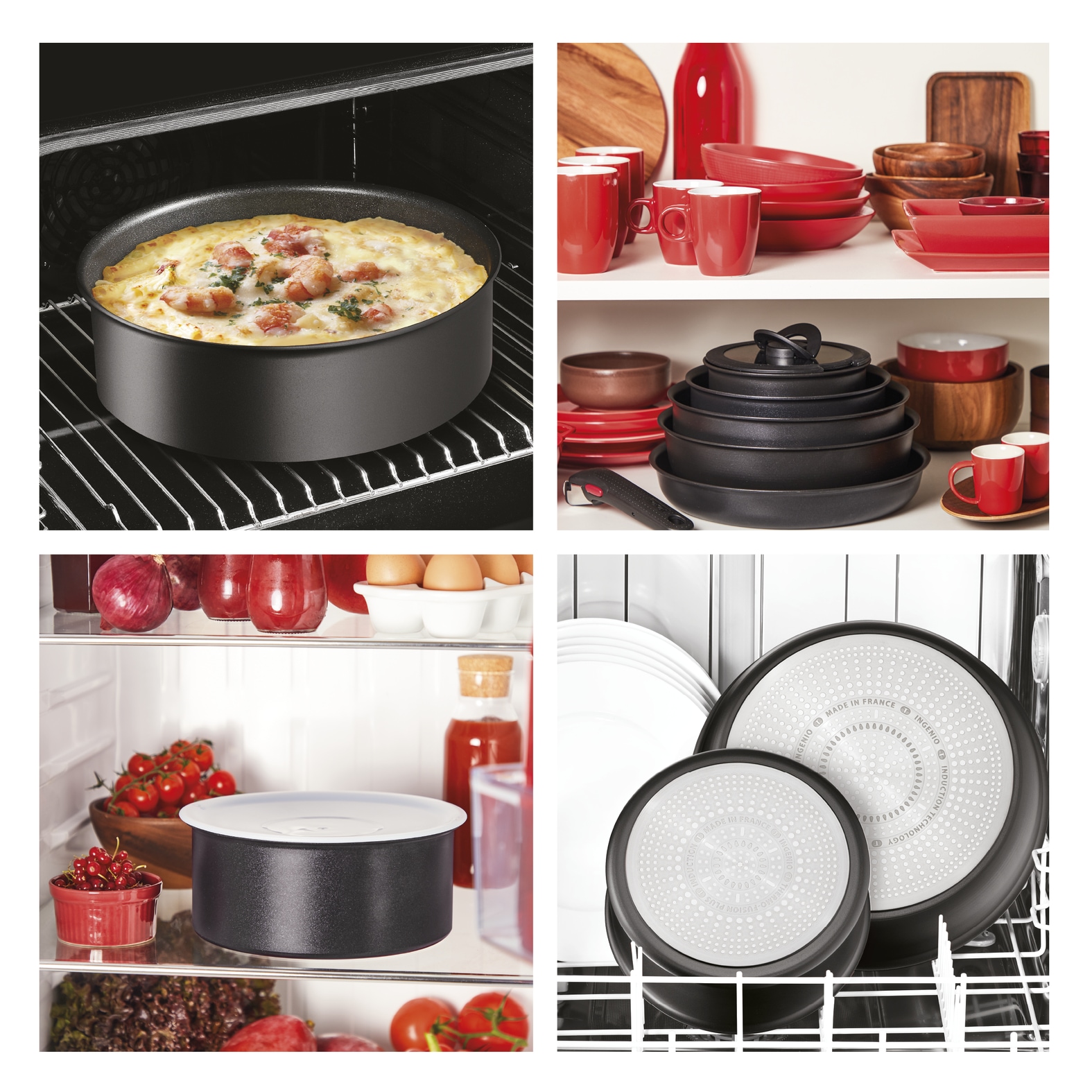 Tefal Griff »L98633 Ingenio«, (1 St.), Griff, schwarz, kompatibel mit Ingenio mit abnehmbarem Griff