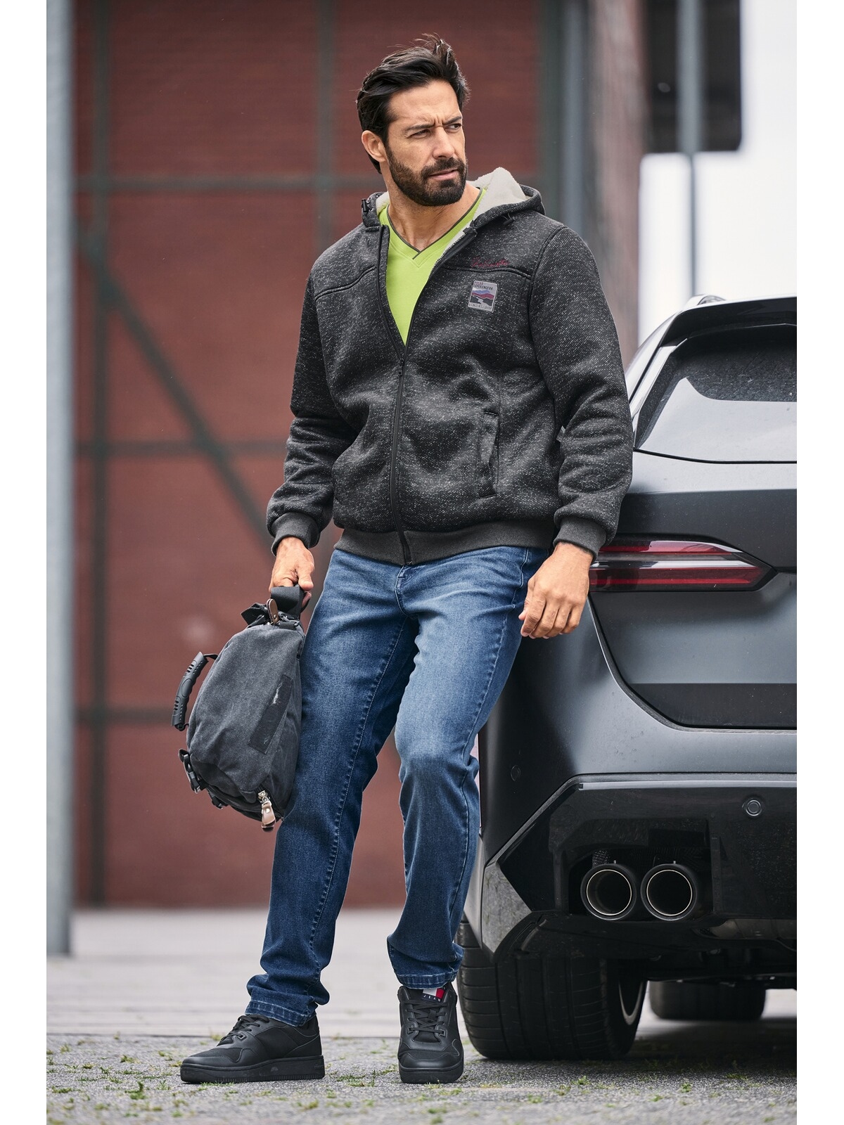 Jan Vanderstorm Kapuzensweatjacke »Sweatjacke MIKRIKSON«
