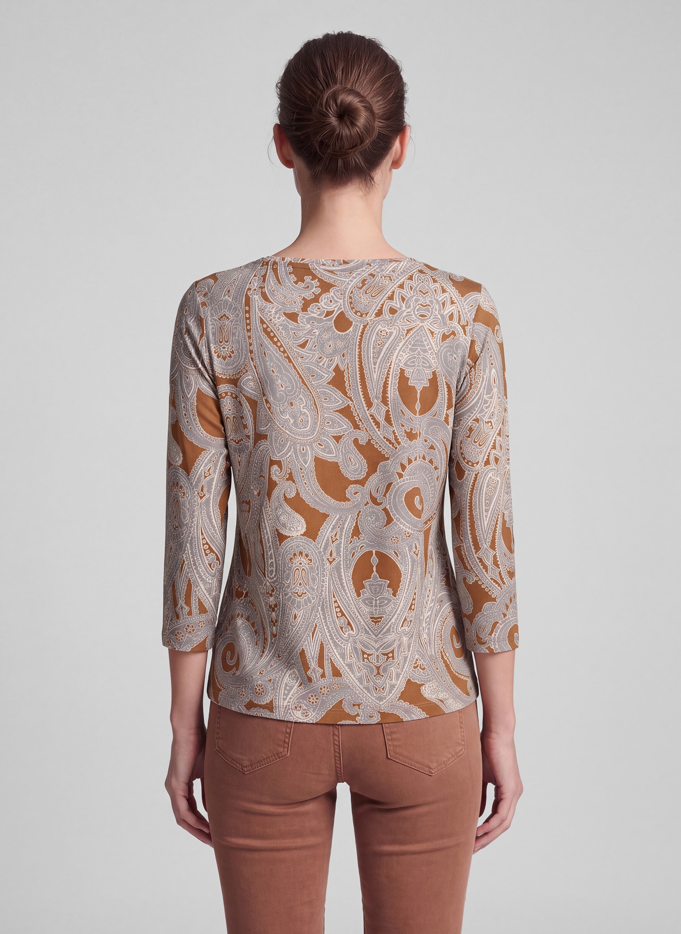 Rabe 3/4-Arm-Shirt Sommershirt mit Allover-Muster
