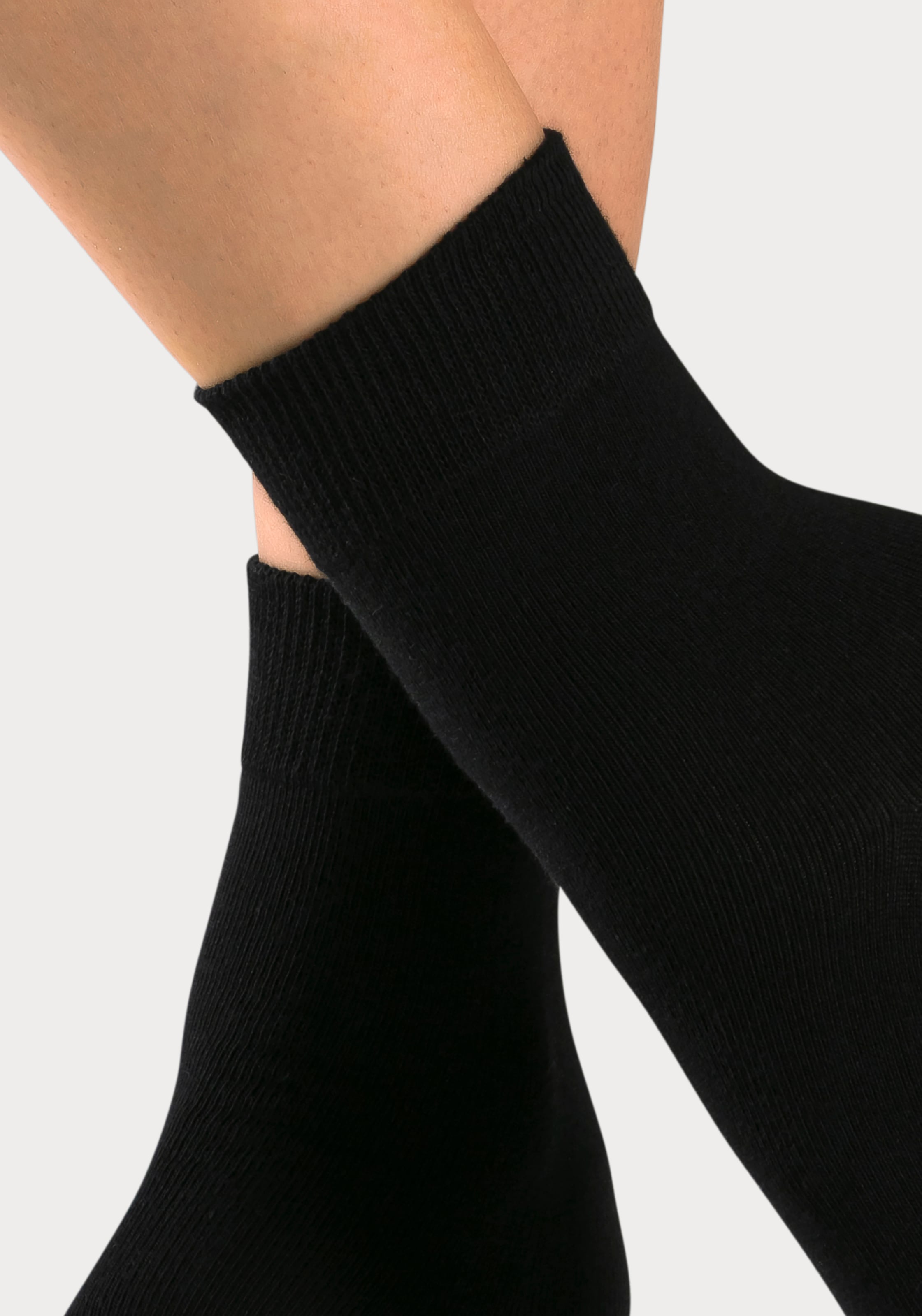 H.I.S Basicsocken Packung, 5 Stk. tlg. mit besonders weichem Bündchen