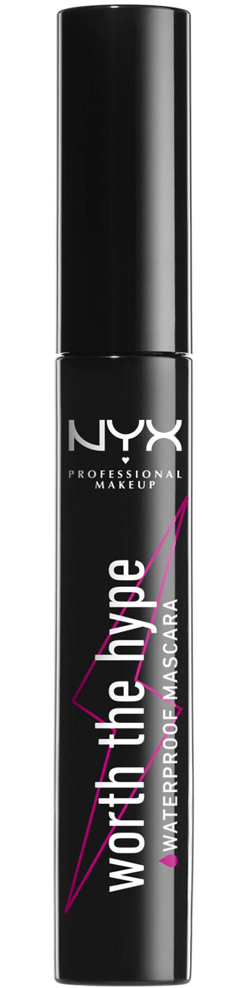 NYX Mascara »Professional Makeup Worth The Hype Waterproof Mascara«, mit auffälliger Pigmentierung