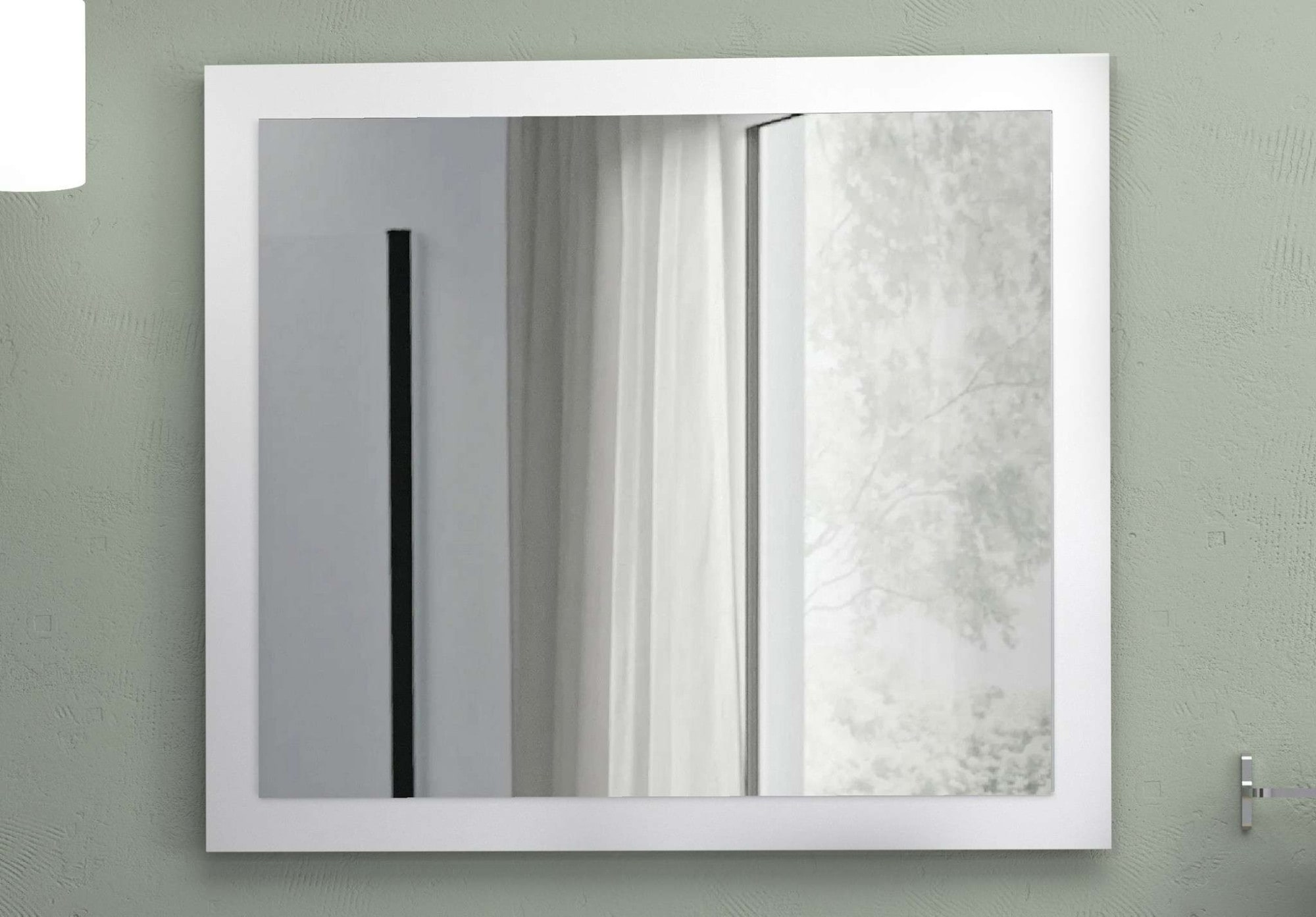 welltime Badspiegel »Garda, Waschbeckenunterschrank,Breite 80 cm,Waschtisch« Breite 80 cm- Passend zur Serie Garda