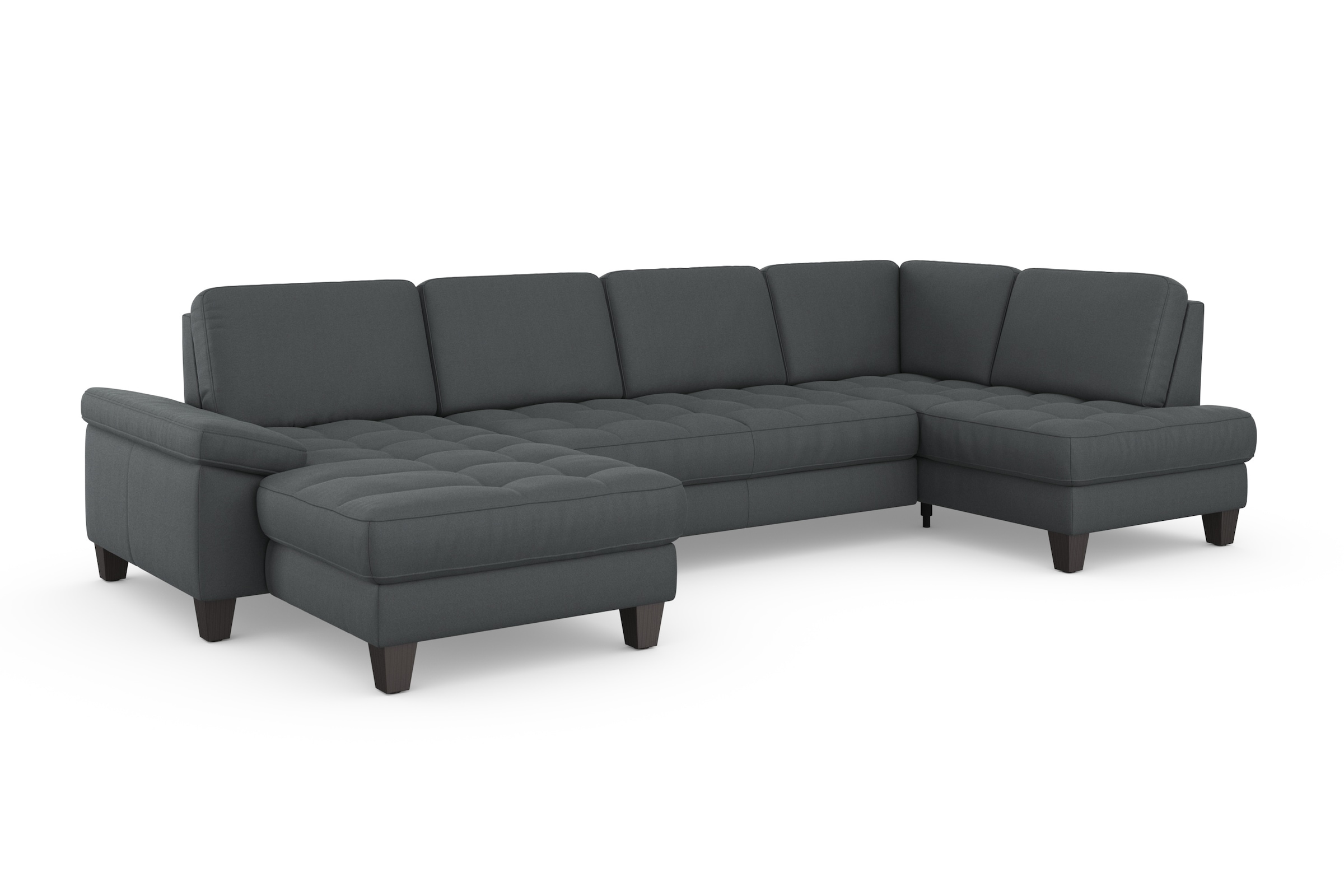 sit&more Wohnlandschaft »Westham U-Form«, wahlweise mit Bettfunktion, Bettkasten, Sitztiefenverstellung